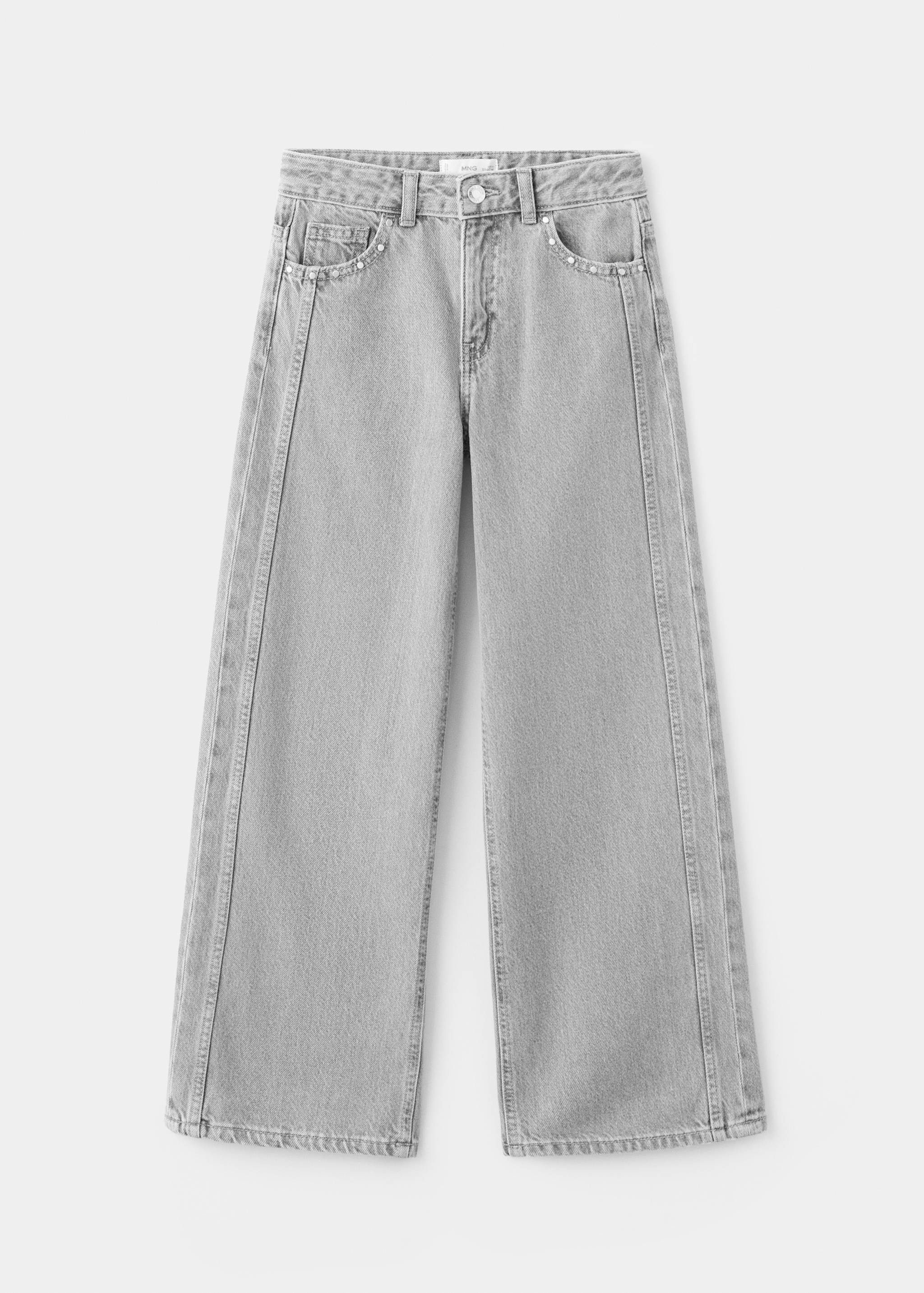 Wide leg studded jeans - Article without model
