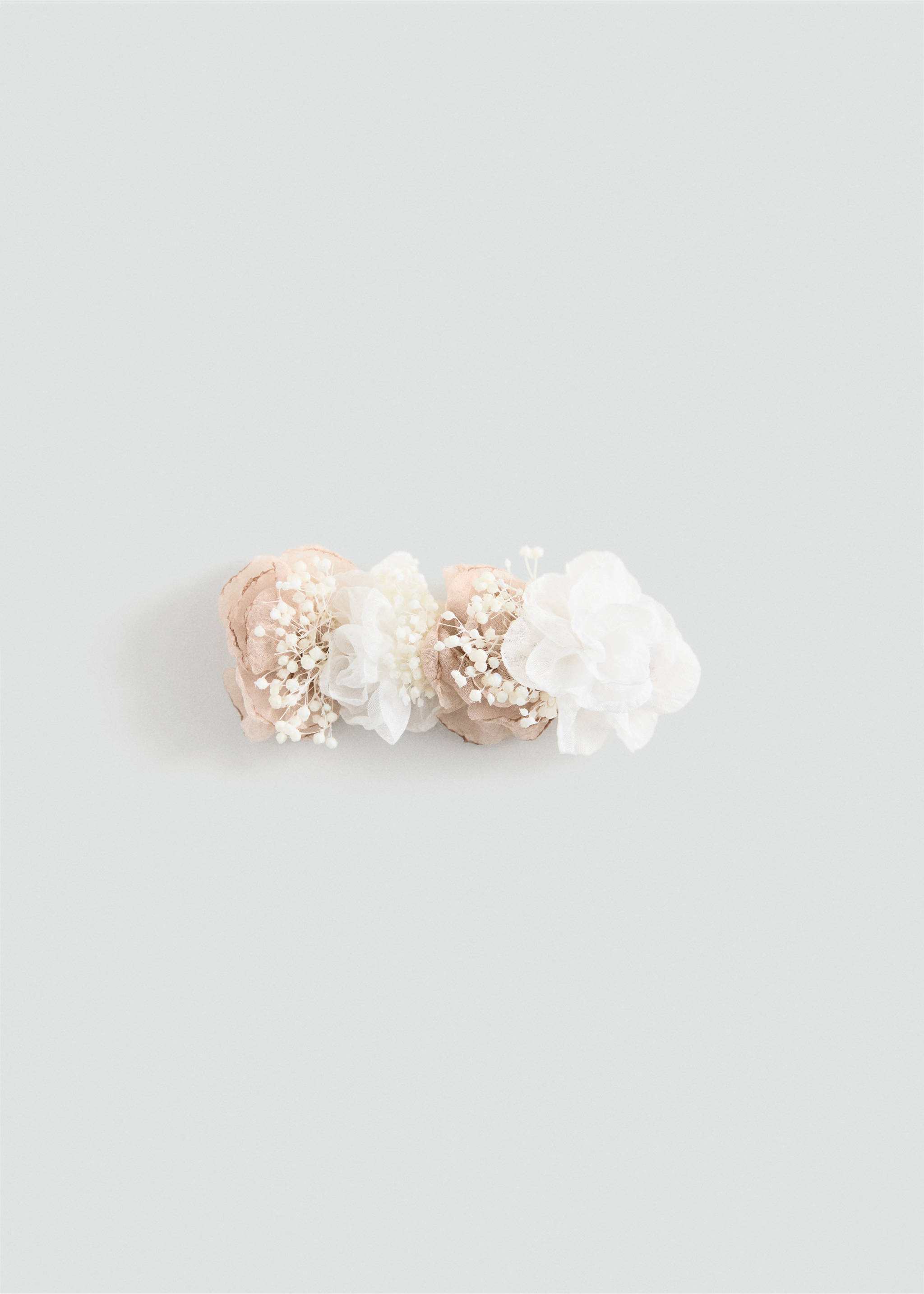 Floral clip - Article without model, Pale Pink. Ref: 27043709-00.