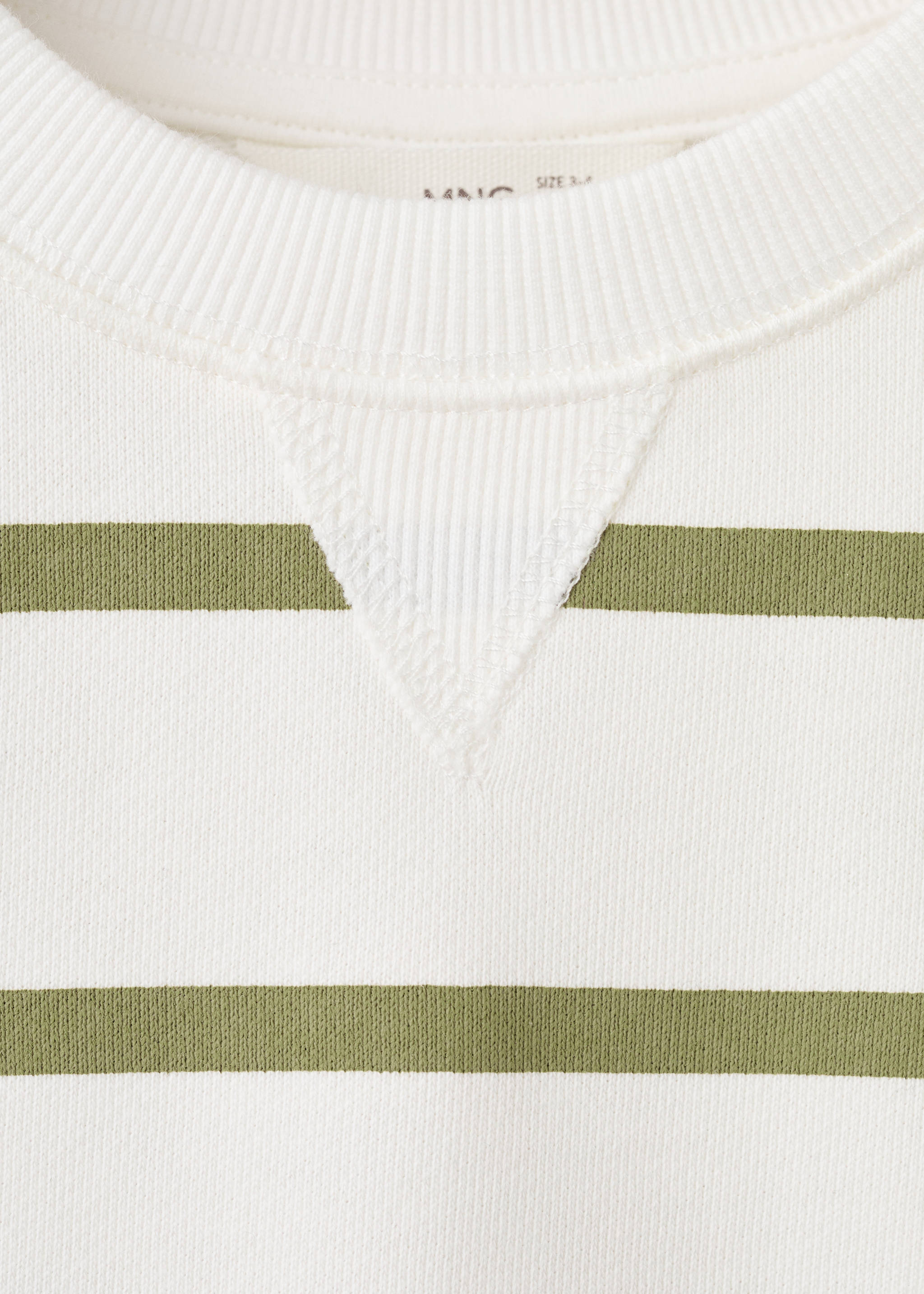Striped cotton-blend sweatshirt - Details of the article 8