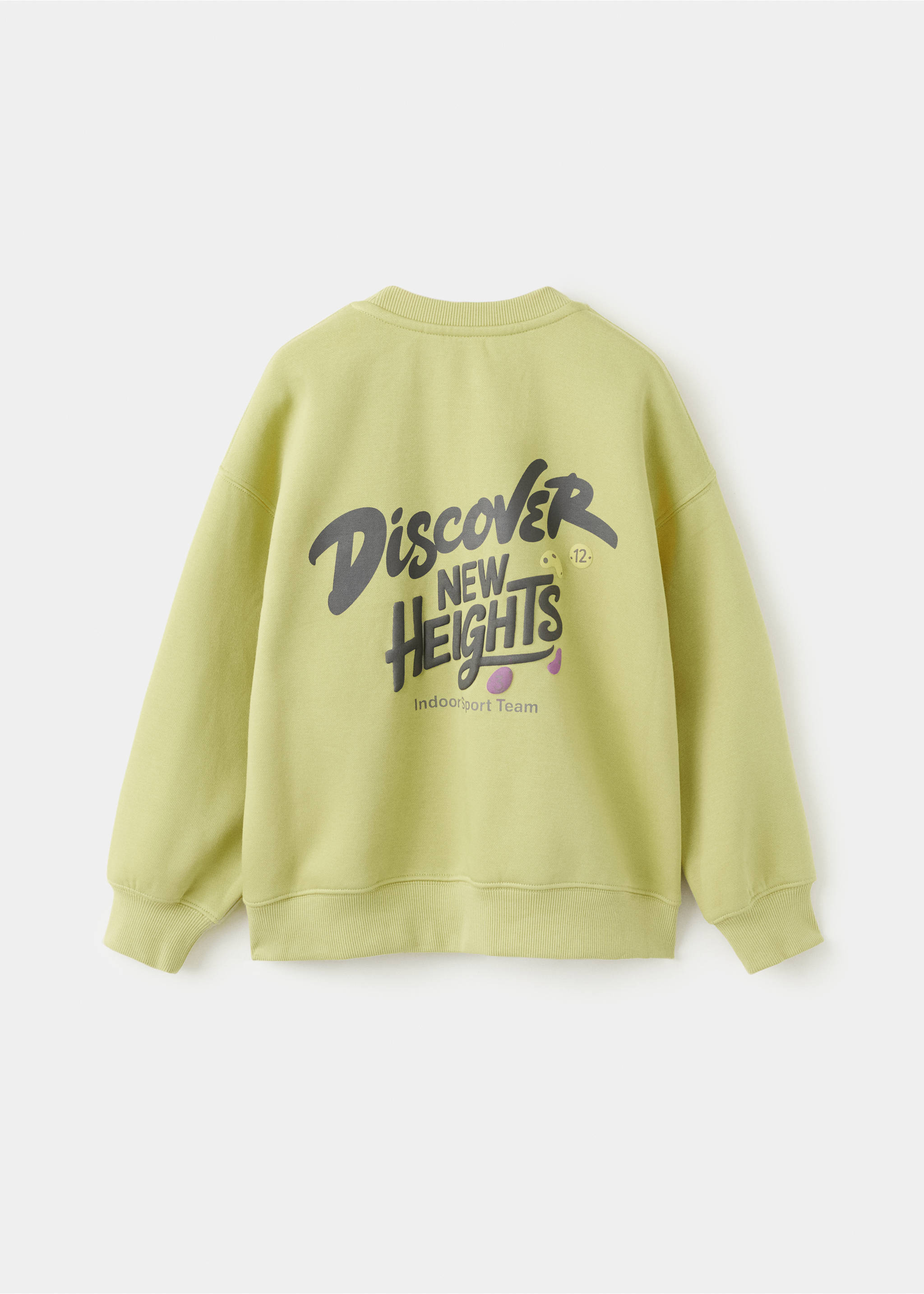 Sudadera algodón estampada - Reverso del artículo, Lima. Ref: 27043713-00.