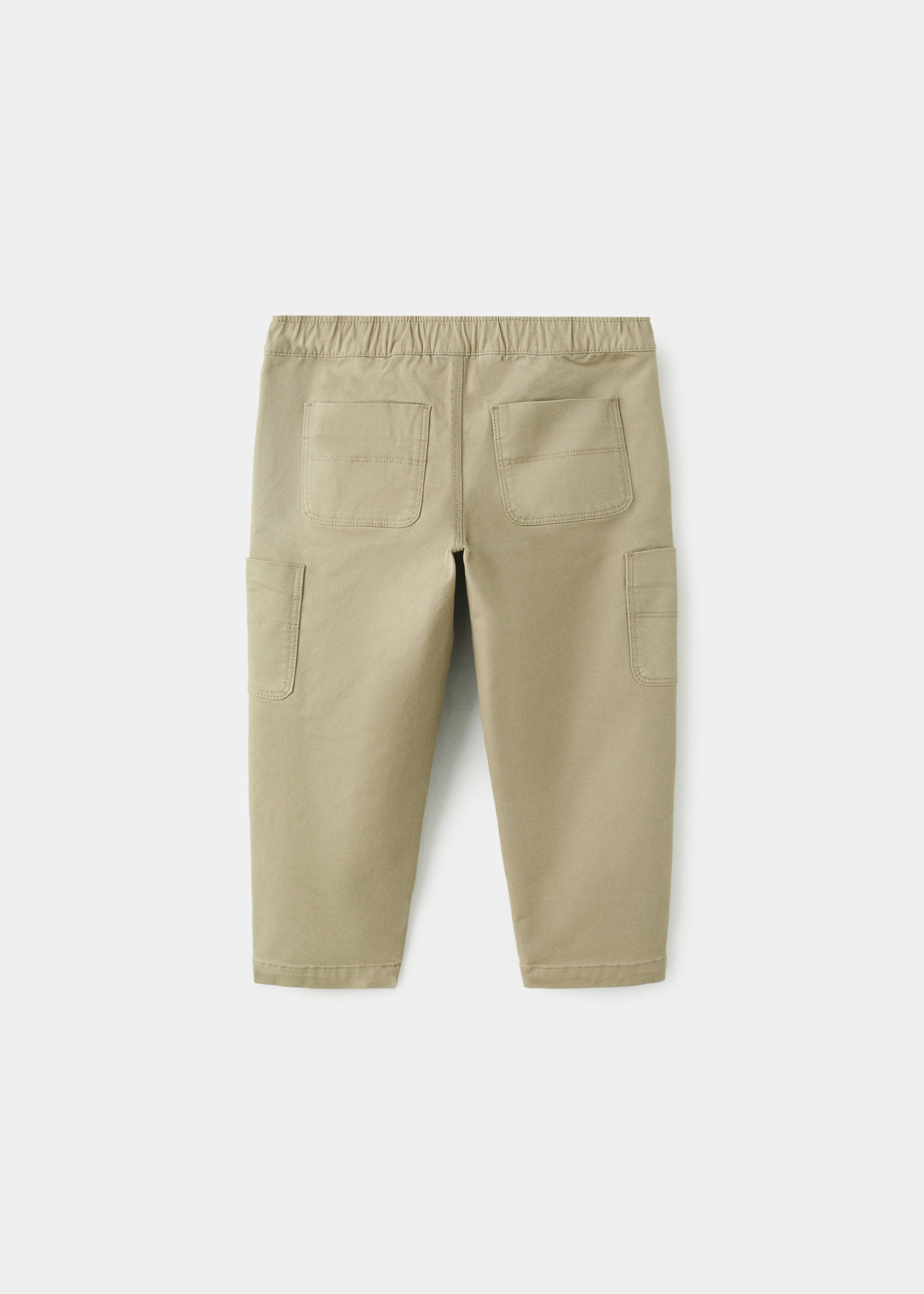 Pantalones cargo algodón - Reverso del artículo