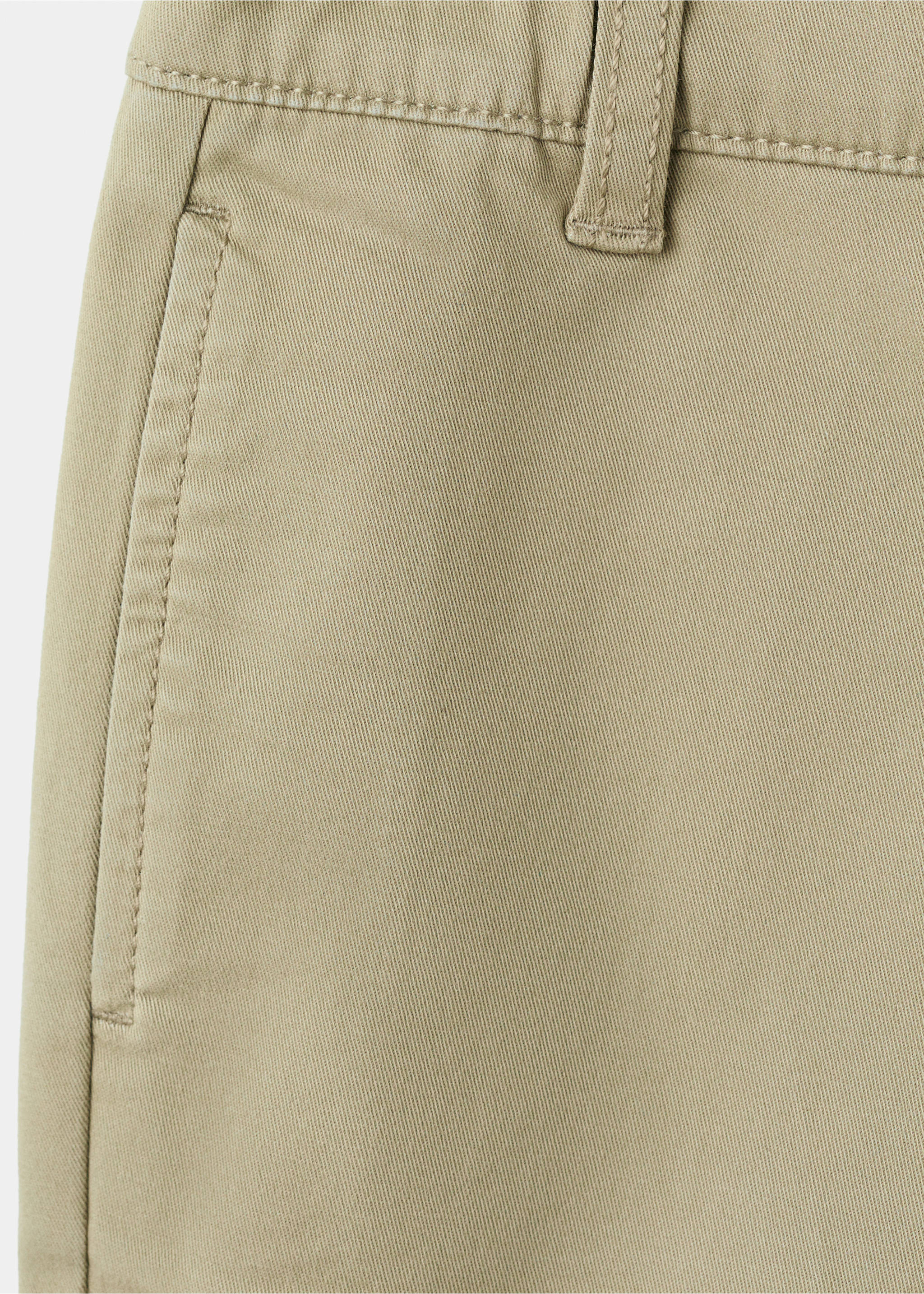 Pantalones cargo algodón - Detalle del artículo 0, Verde. Ref: 27043714-00.