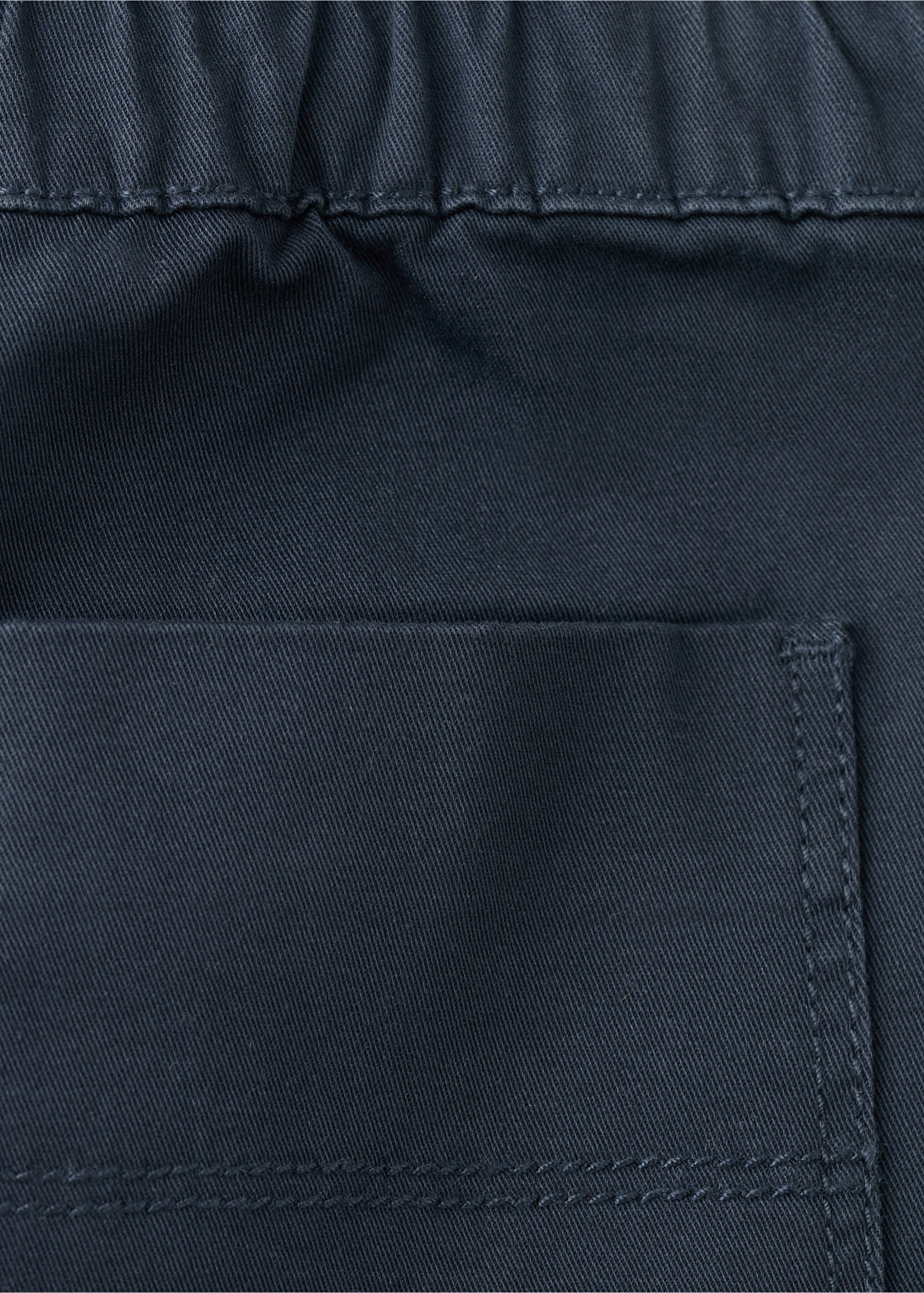Pantalones cargo algodón - Detalle del artículo 0, Azul marino. Ref: 27043714-00.