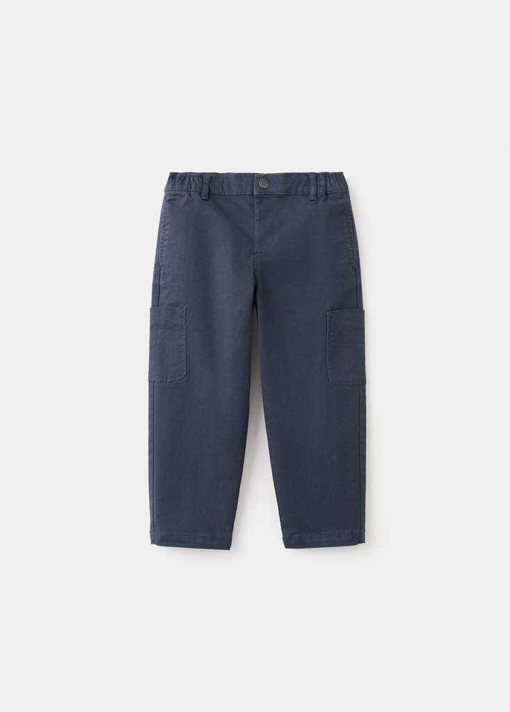 Cotton cargo trousers - thumbnail 3