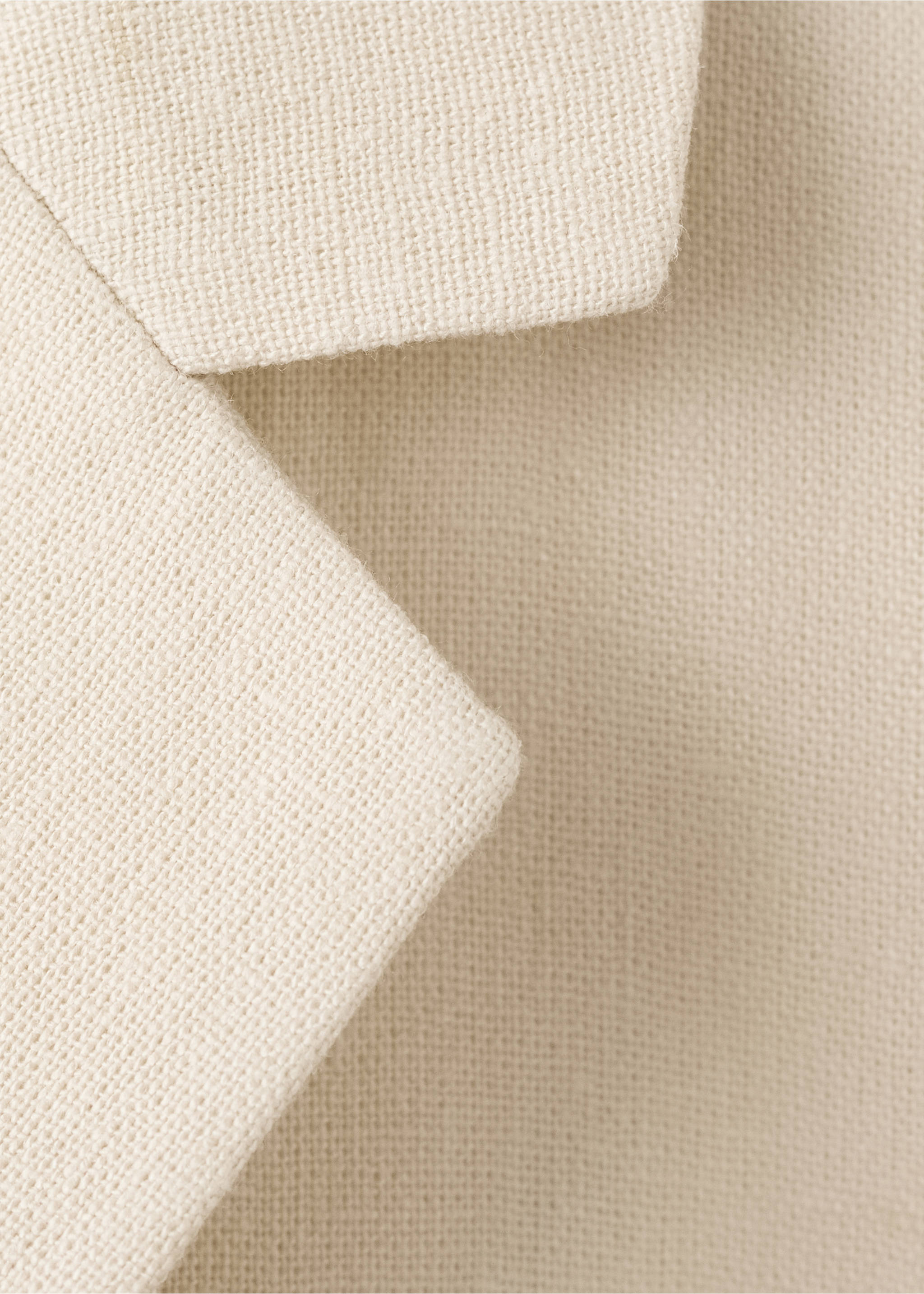 Americana clásica lino - Detalle del artículo 8, Beige. Ref: 27043718-00.