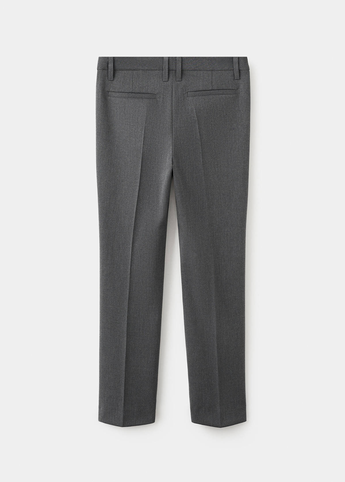 Straight suit trousers — Charcoal