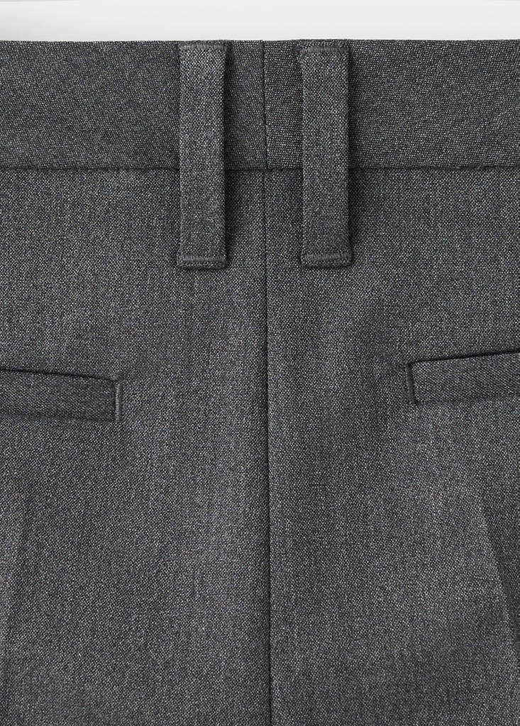 Straight suit trousers — Charcoal
