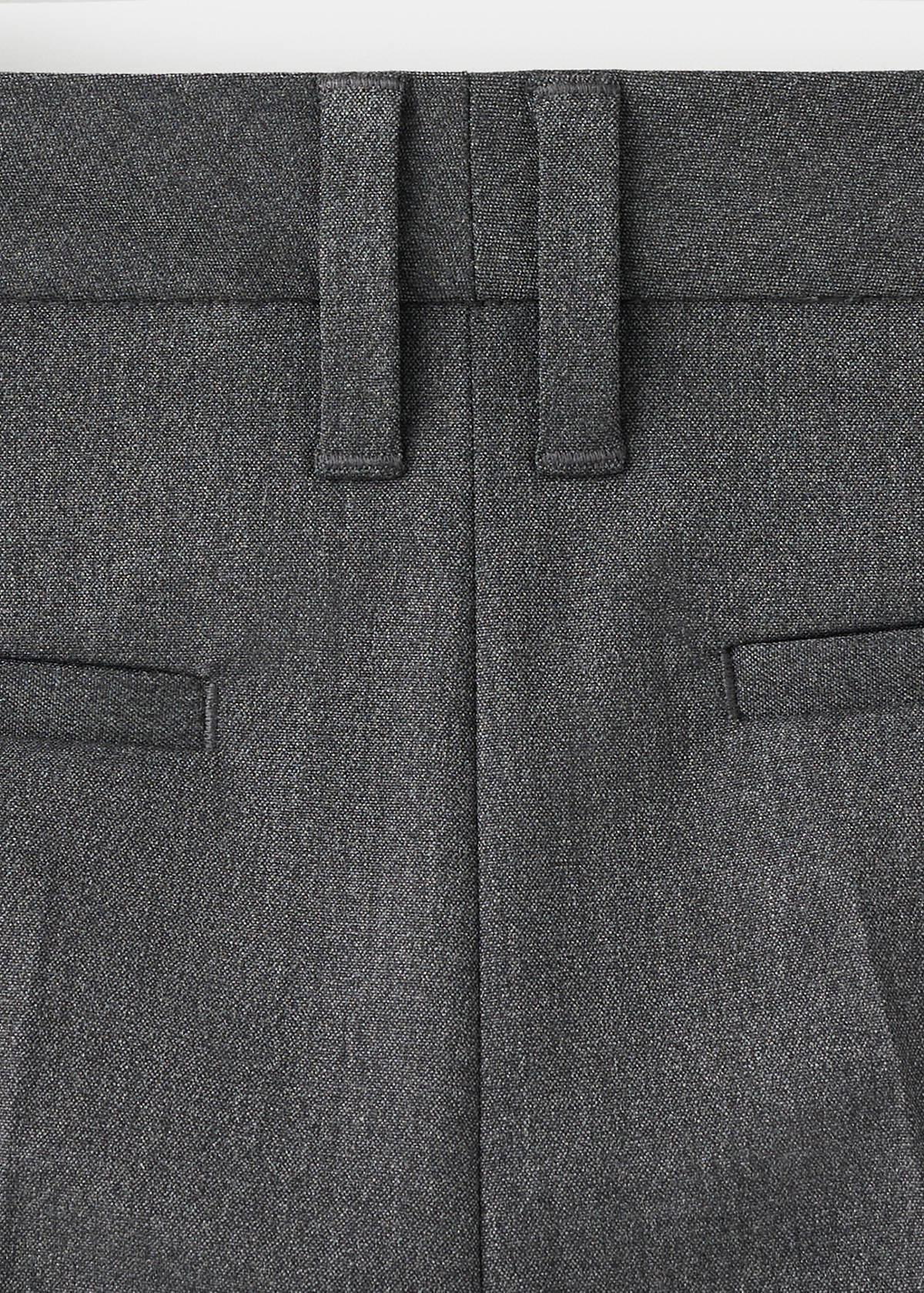 Straight suit trousers — Charcoal