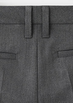 Straight suit trousers — Charcoal 2