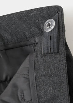 Straight suit trousers — Charcoal 4