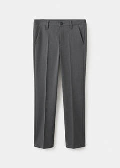 Straight suit trousers — Charcoal 1
