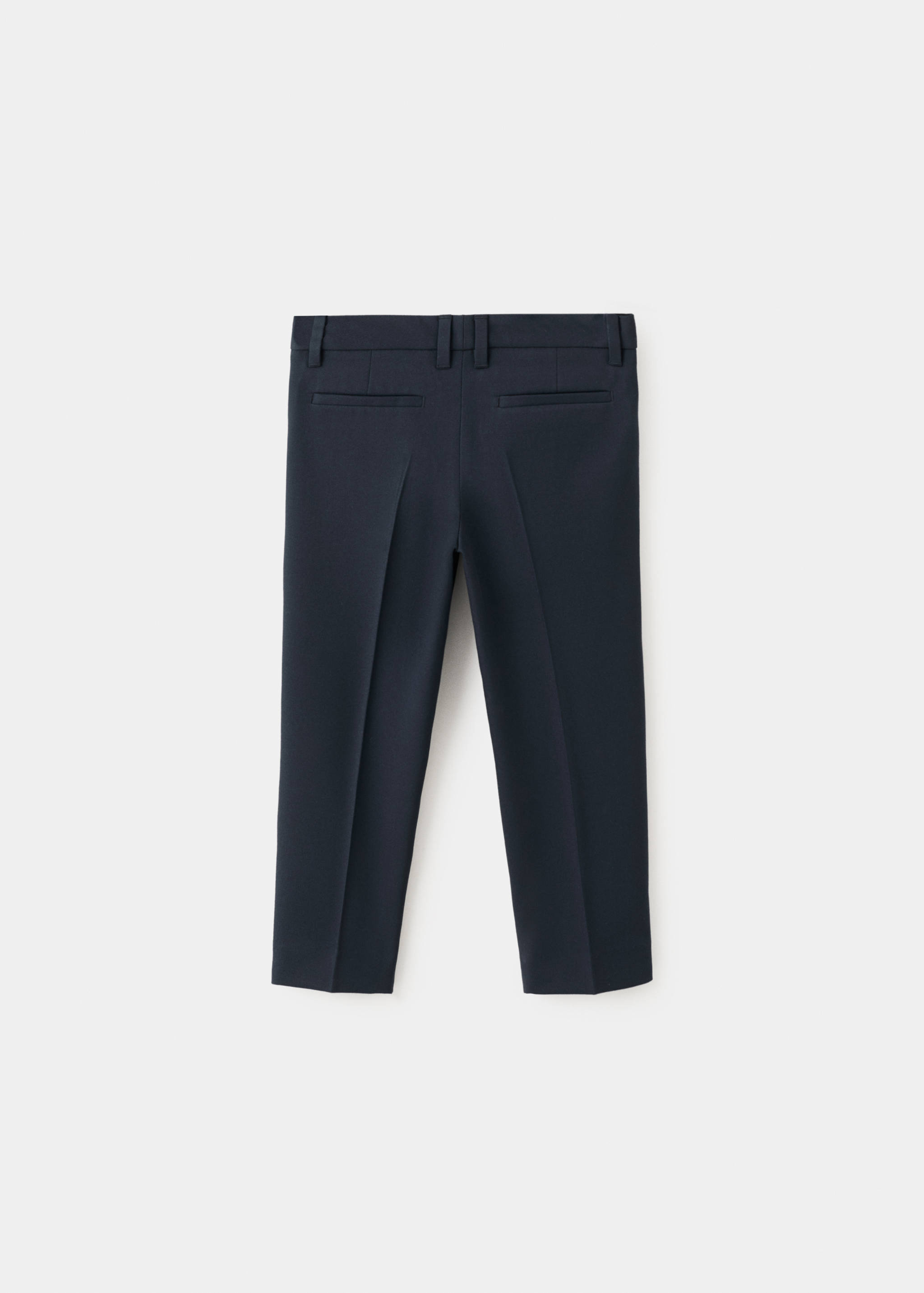 Pantalon de tailleur droit - Verso de l’article
