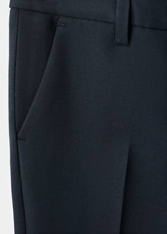Straight-fit suit trousers — Navy 3