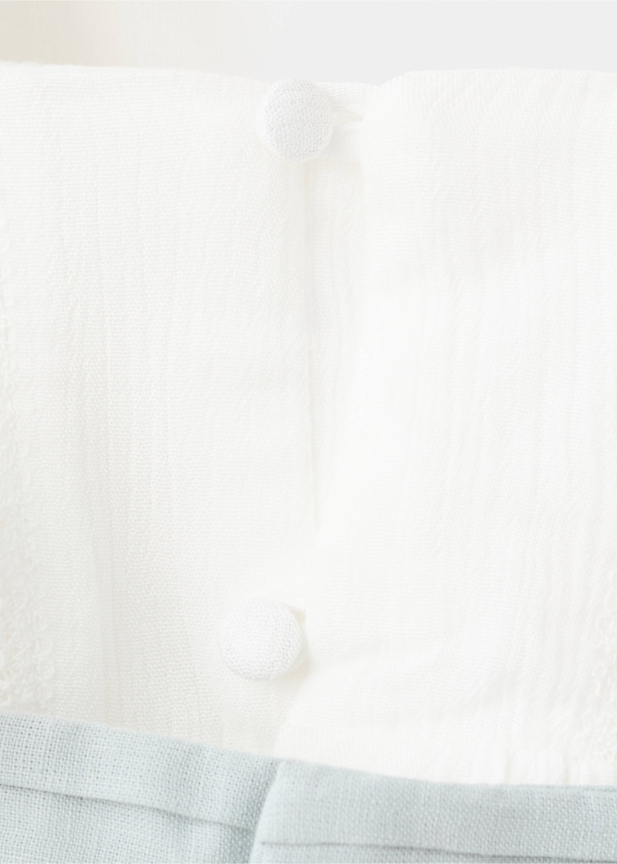 Vestido detalles bordados - Detalle del artículo 0, Blanco. Ref: 27043725-00.