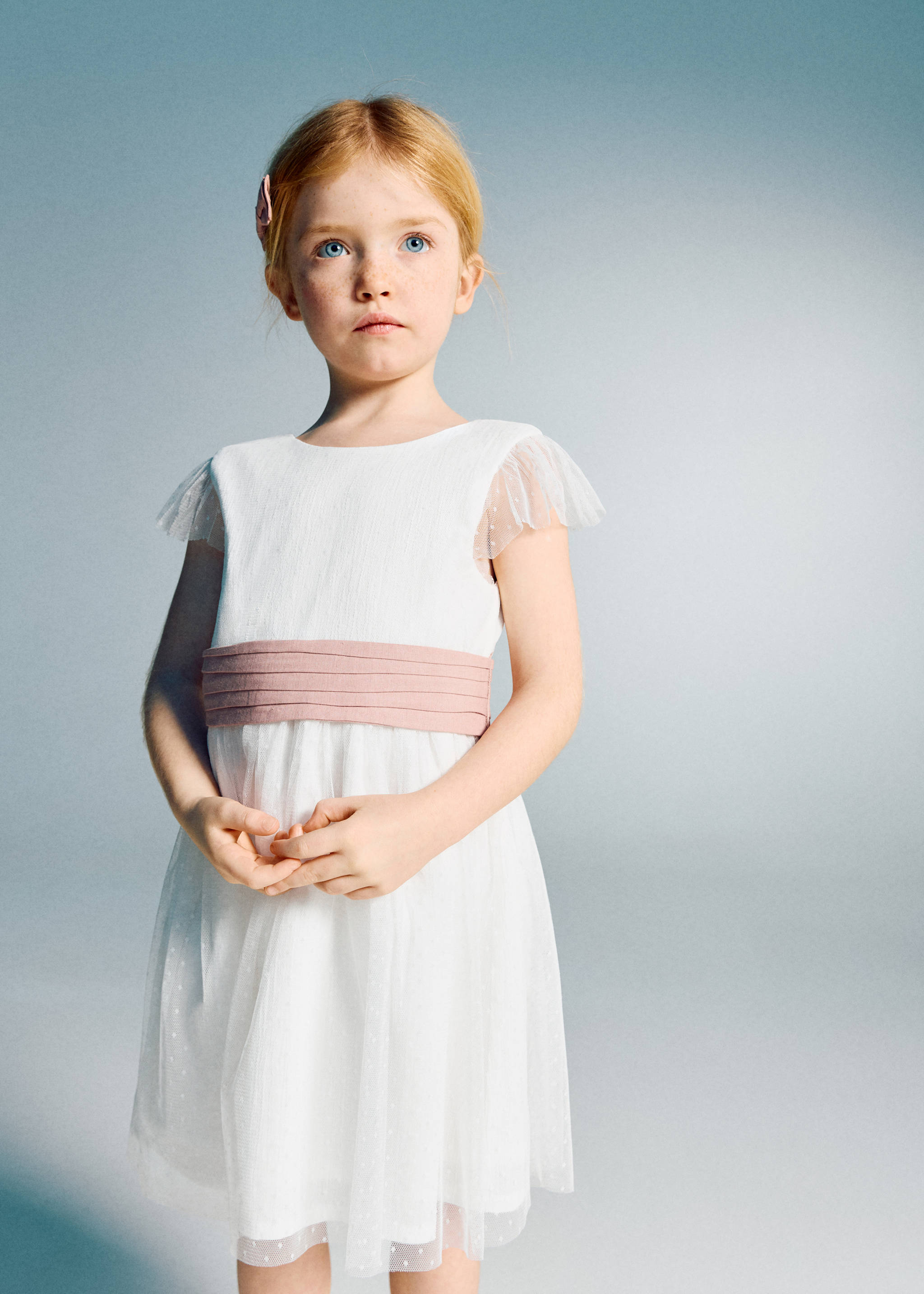 Short linen dress - General plane