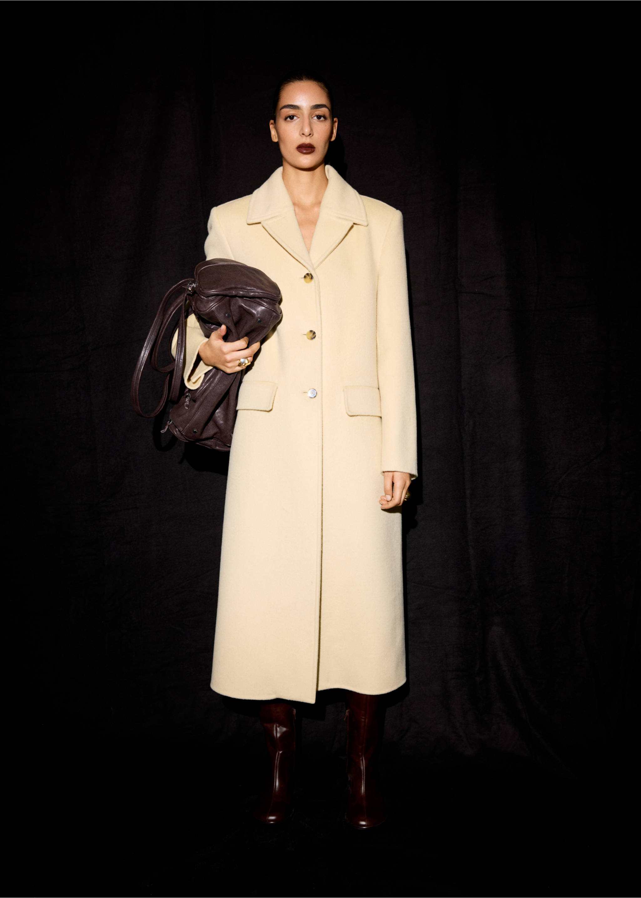 Bolsa grande bowling piel - Plano general, Chocolate. Ref: 27043728-00.