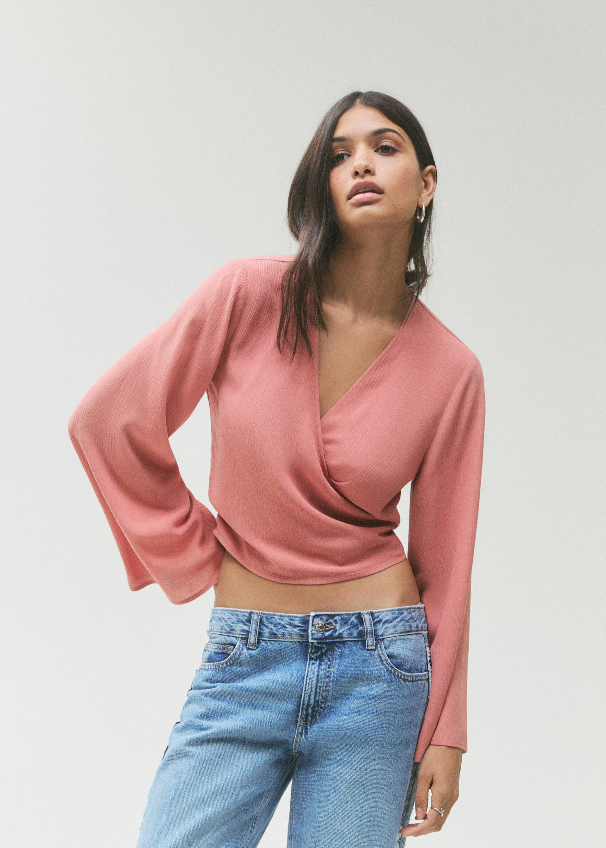 Brusa creuada llaç - Pla mig