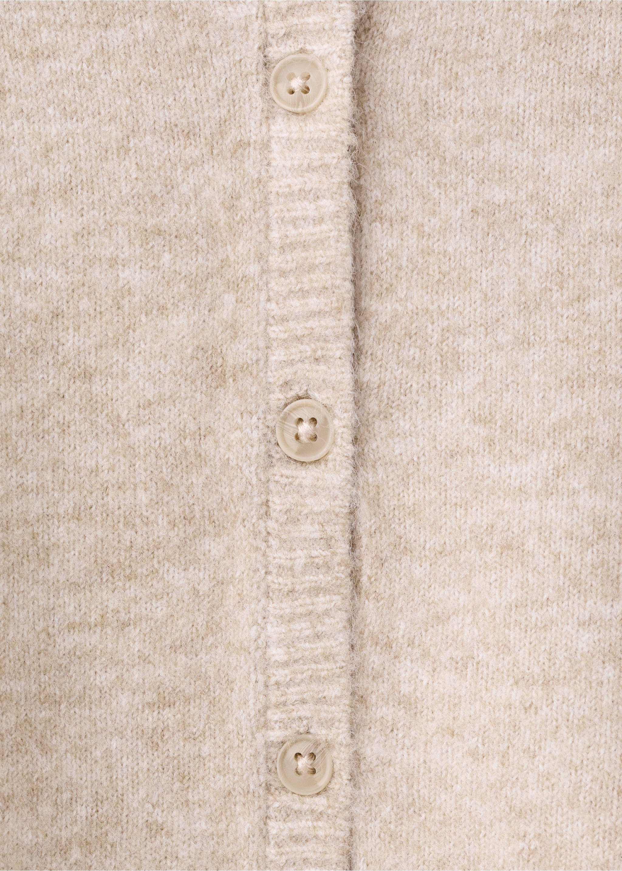 Cárdigan punto botones - Detalle del artículo 0, Marrón medio. Ref: 27043731-00.