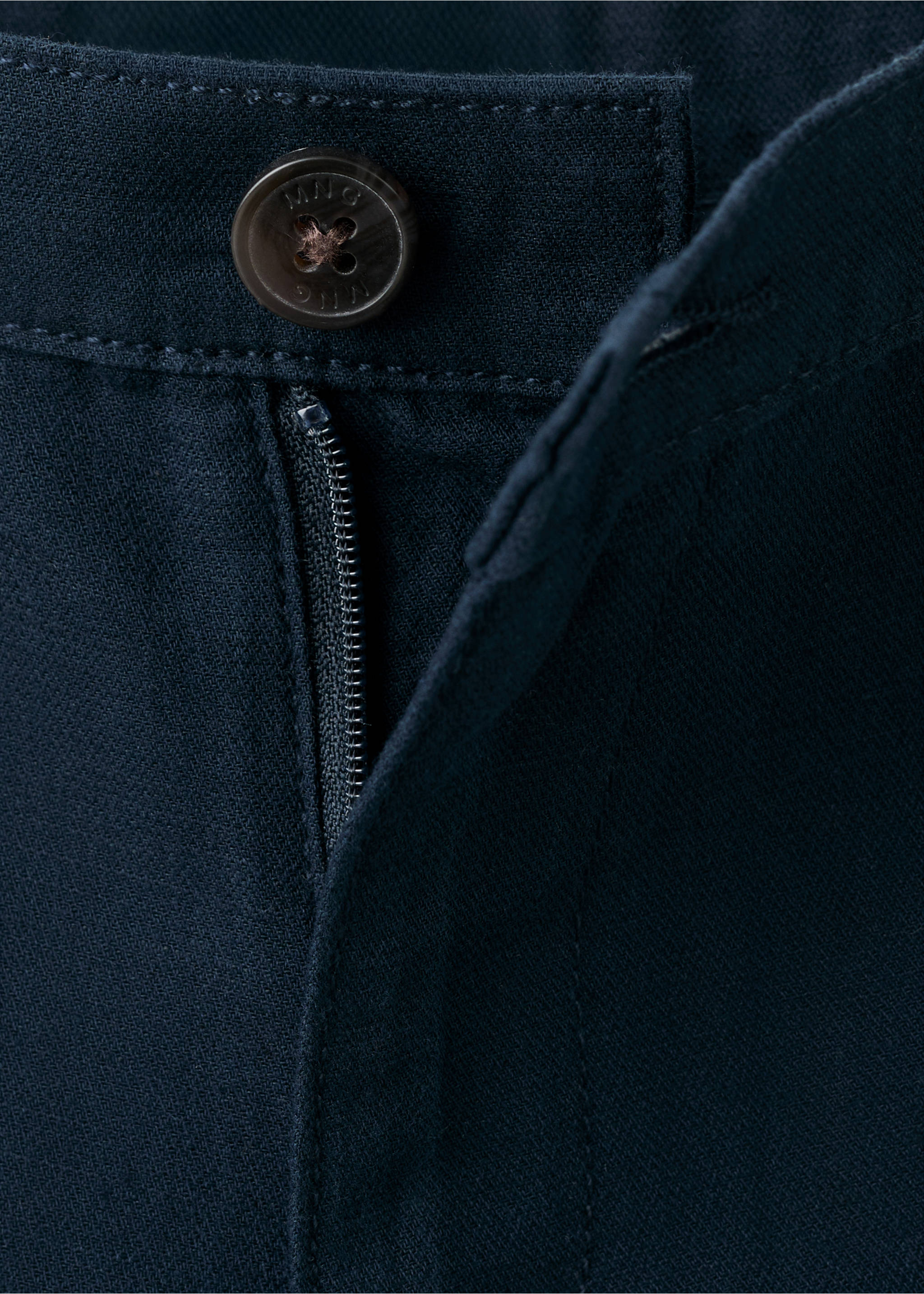 Бермуды из хлопка - Деталь изделия 8, Глубокий темно-синий. Ref: 27043732-00.