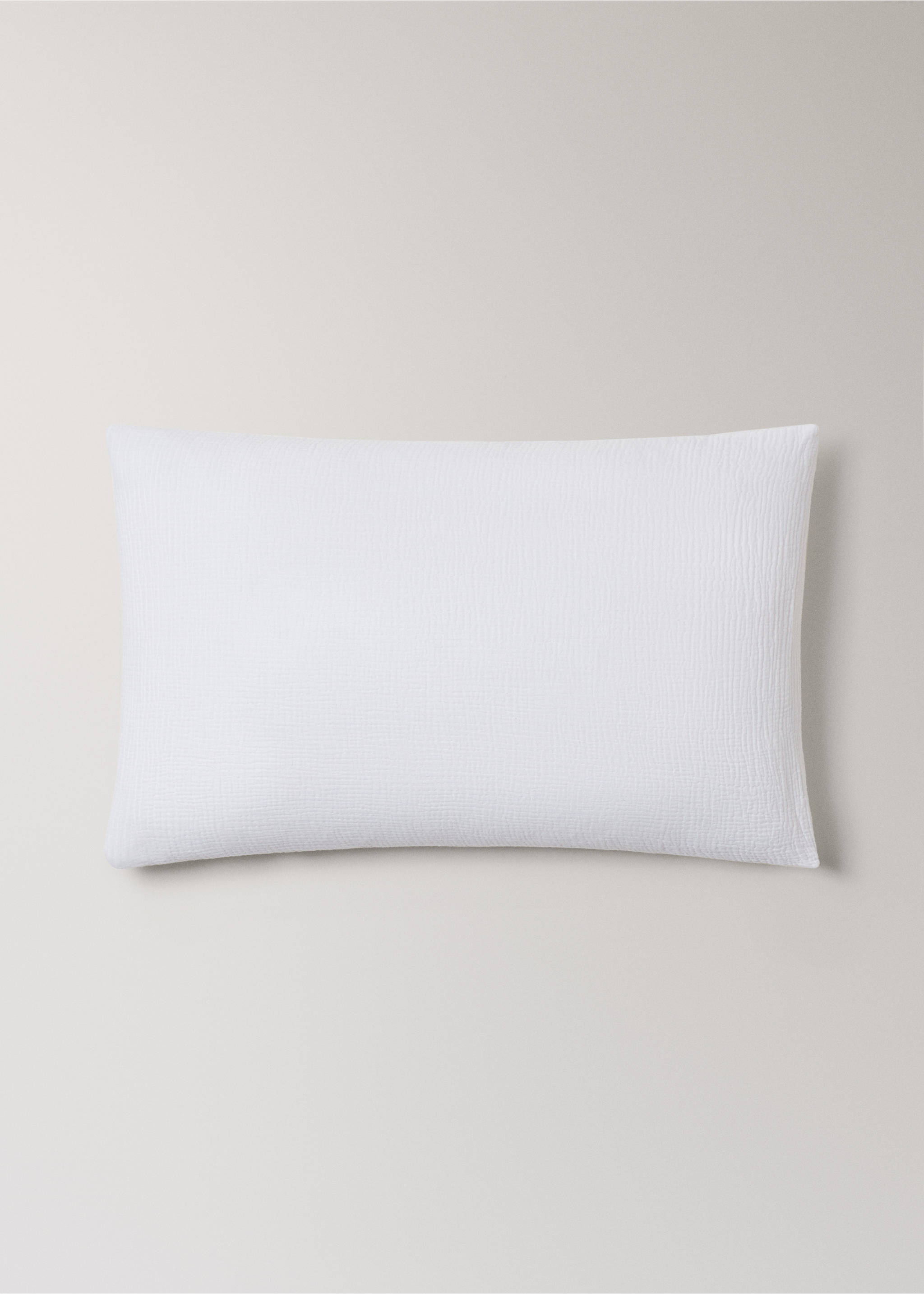 Two cotton pillowcases 50x75 cm - Article without model, Off White. Ref: 27043734-00.