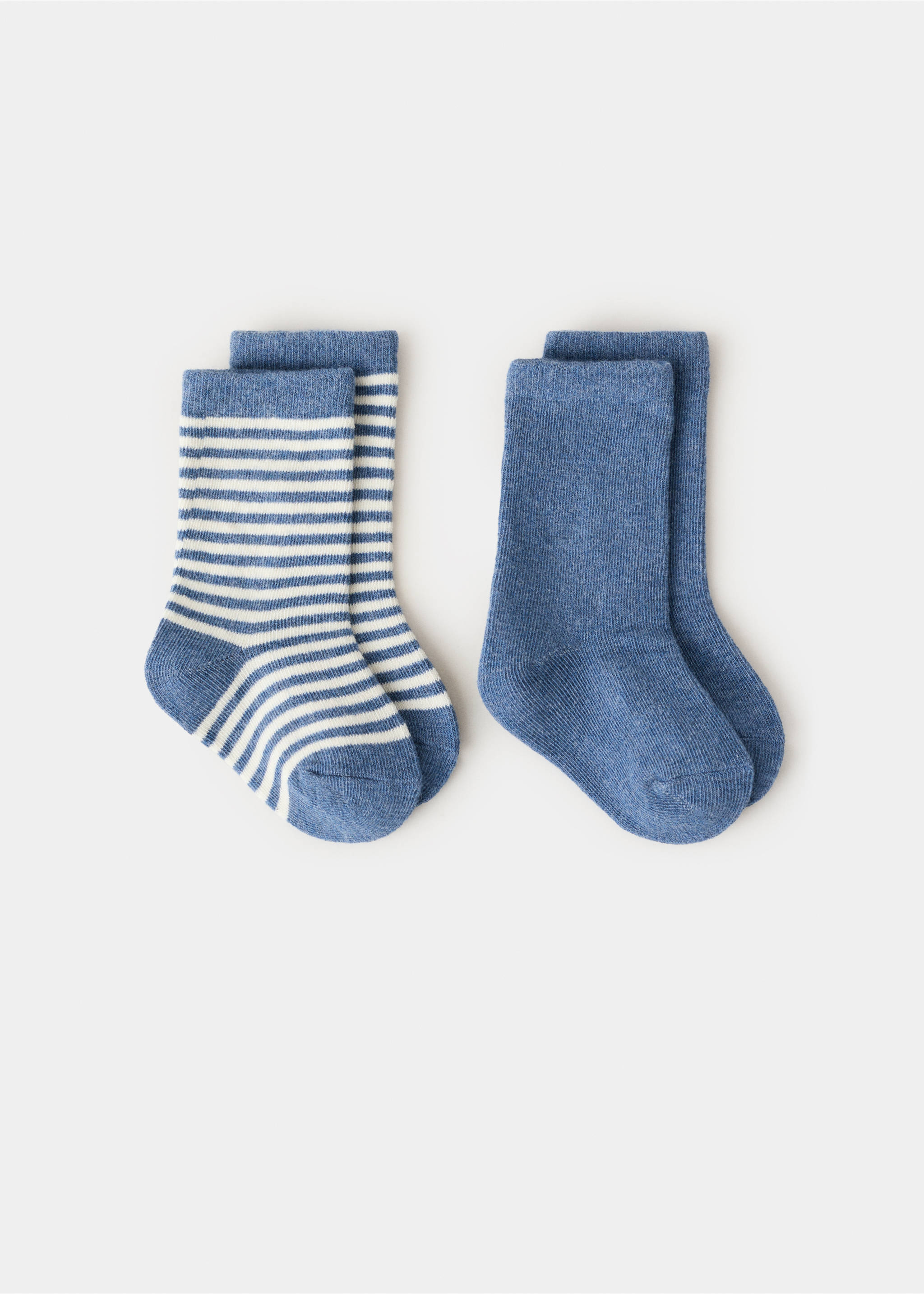 Pack 2 calcetines combinados - Artículo sin modelo, Azul. Ref: 27043737-00.