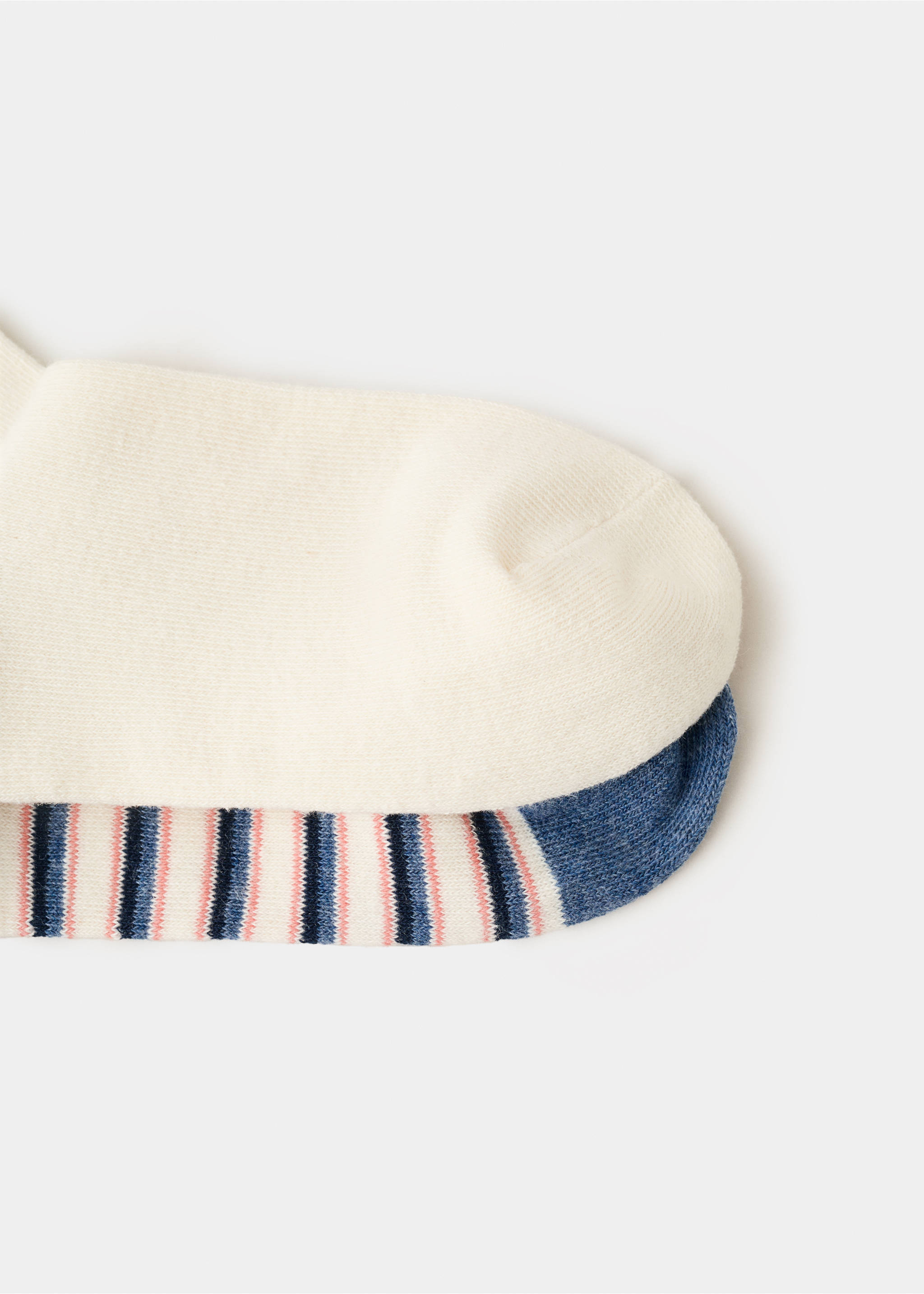 Pack 2 mitjons canalé - Detall de l'article 8, Vainilla. Ref: 27043738-00.