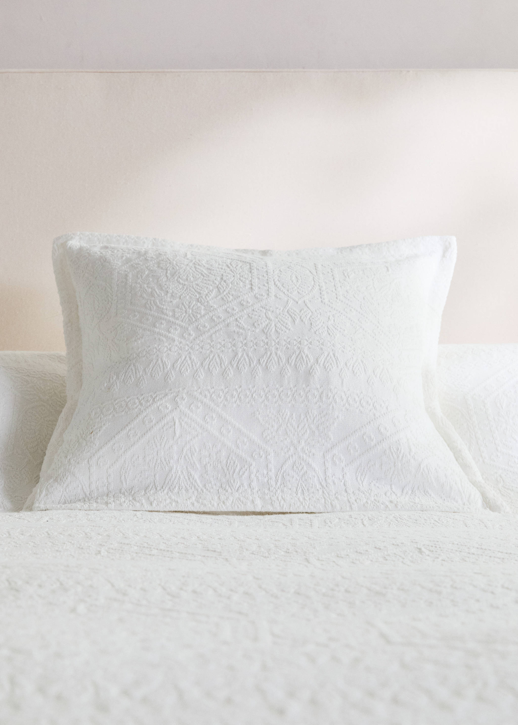 Funda cojín jacquard pre-encogido 300 gr confección 50x50 cm - Plano general