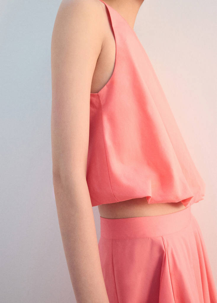 A-line cotton blouse