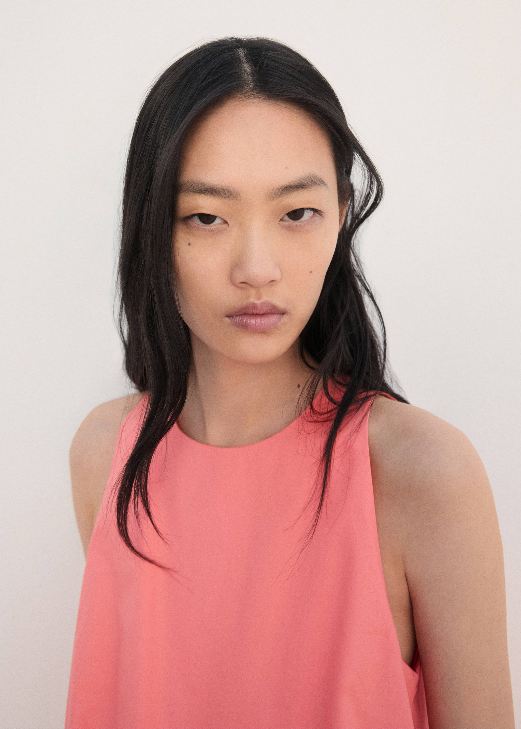 بلوزة قطن إيفاسيه - تفاصيل المنتج 1, أحمر مرجاني. Ref: 27044044-00.