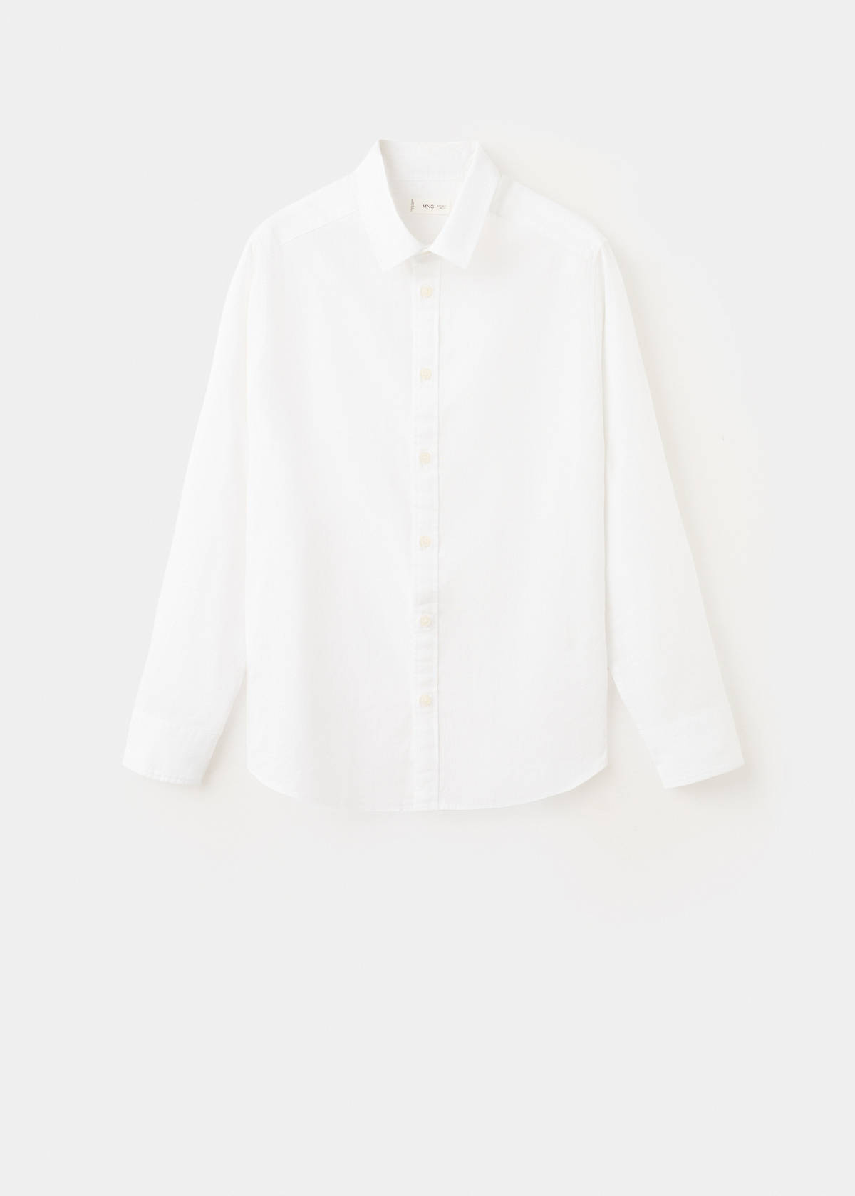 Straight linen shirt — Off White