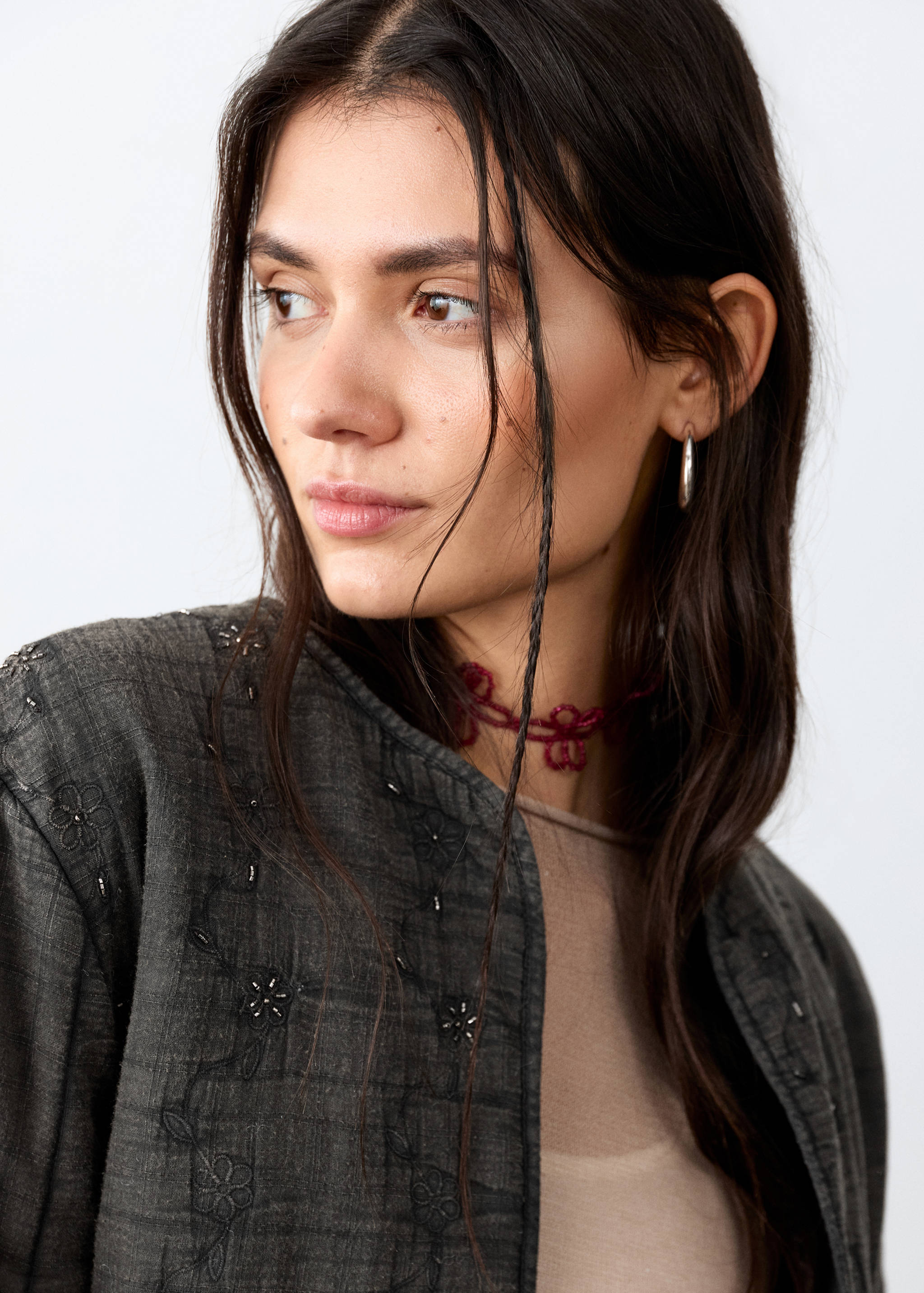 Veste coton perles - Détail de l'article 1