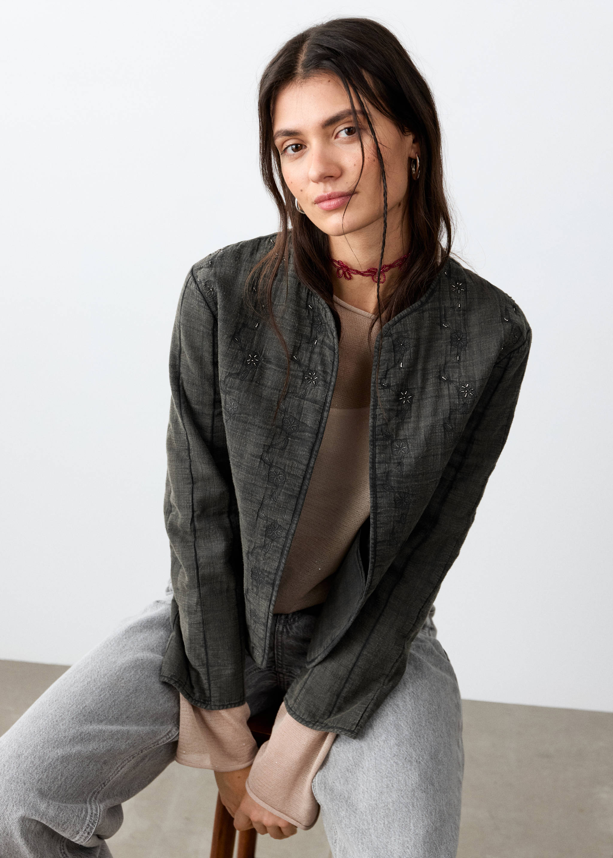 Veste coton perles - Détail de l'article 2