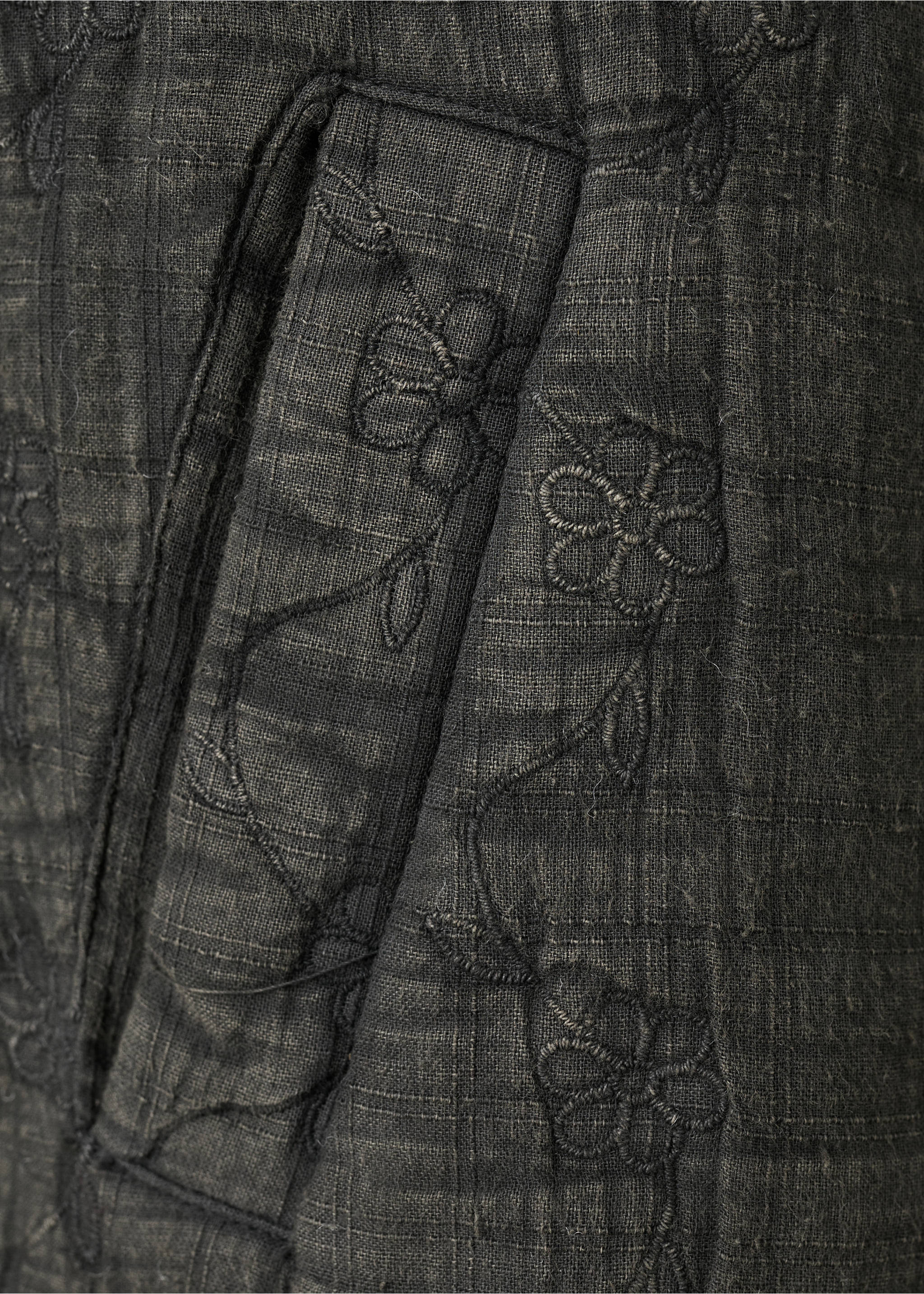 Jaqueta cotó granadures - Detall de l'article 0, Gris antracita. Ref: 27044055-00.