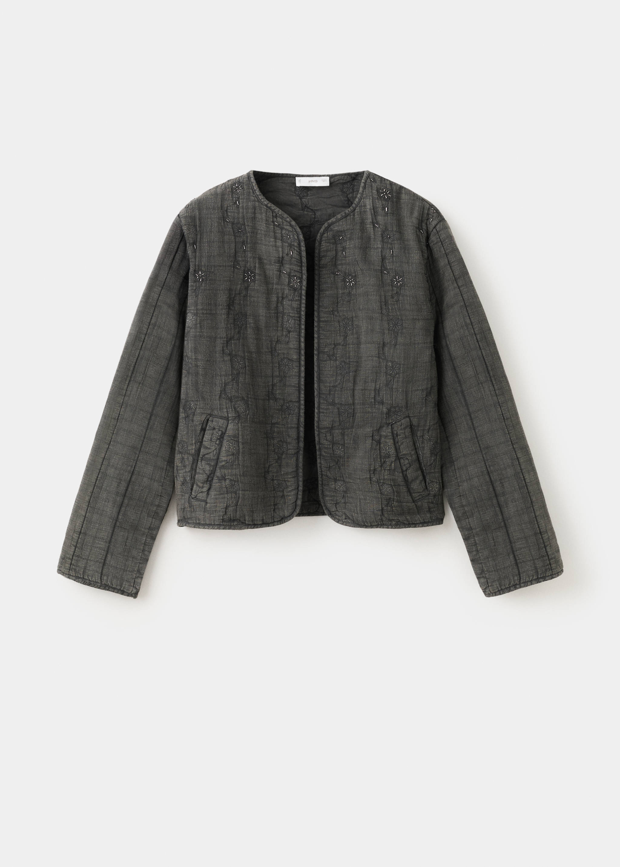 Veste coton perles - Article sans modèle