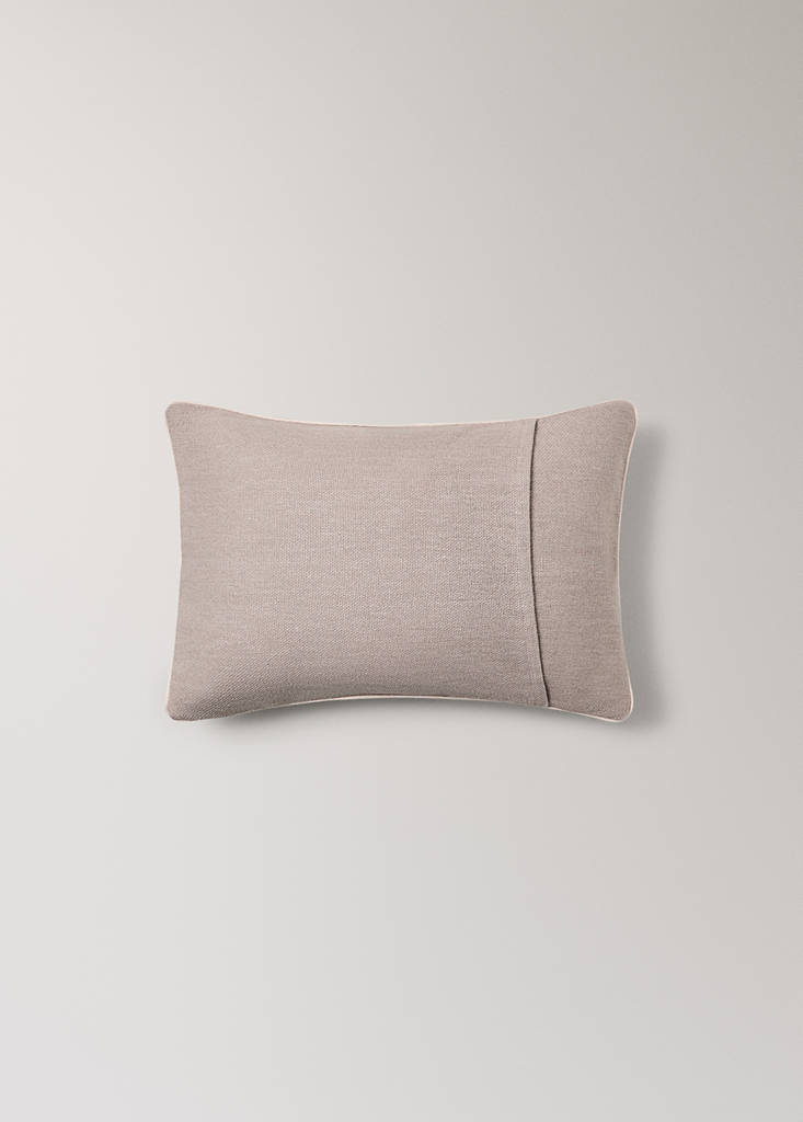 Piped cushion cover 30x40 cm — Sand