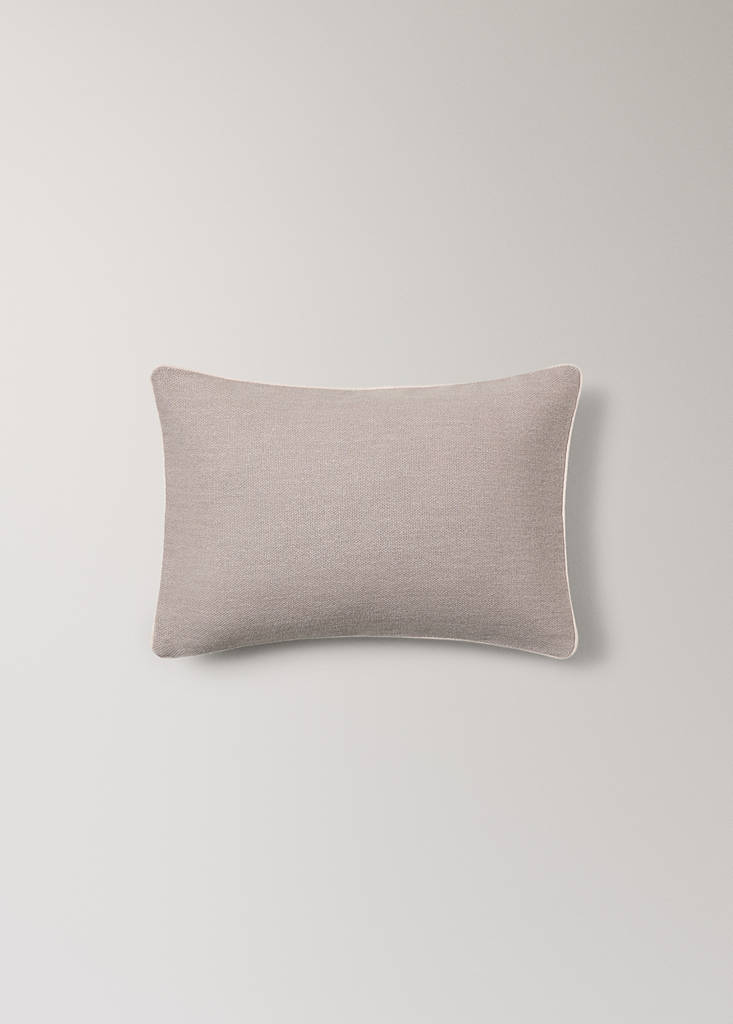 Piped cushion cover 30x40 cm — Sand