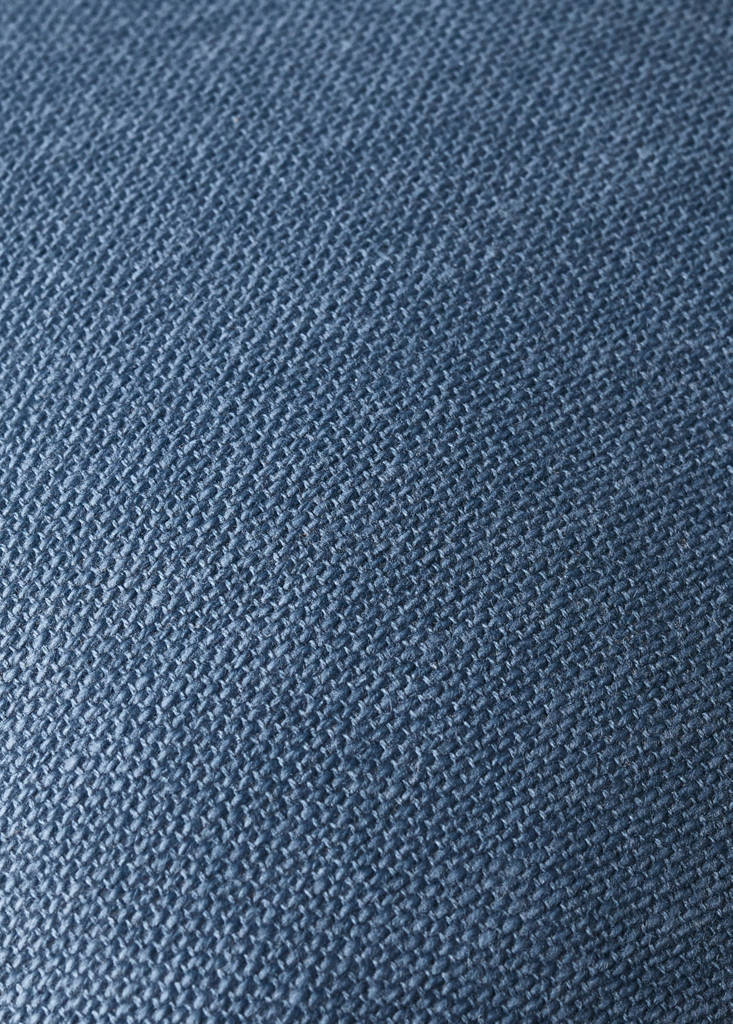 Piped cushion cover 30x40 cm — Indigo Blue
