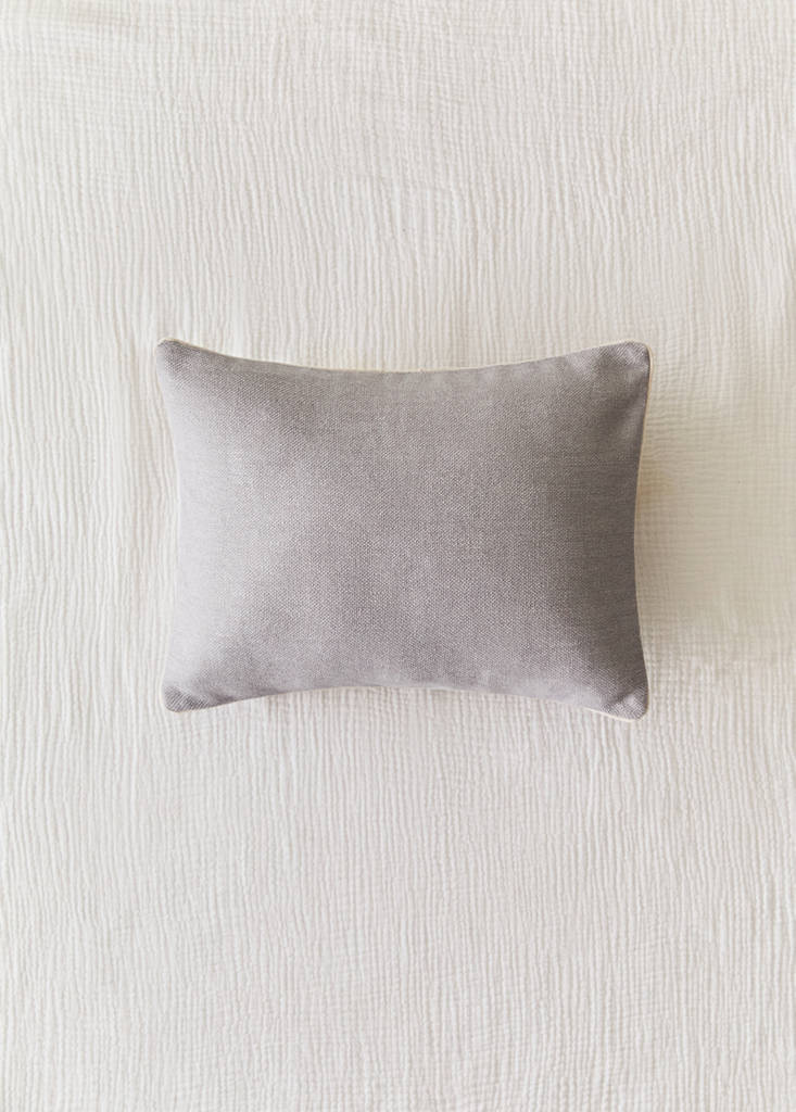 Piped cushion cover 30x40 cm — Grey