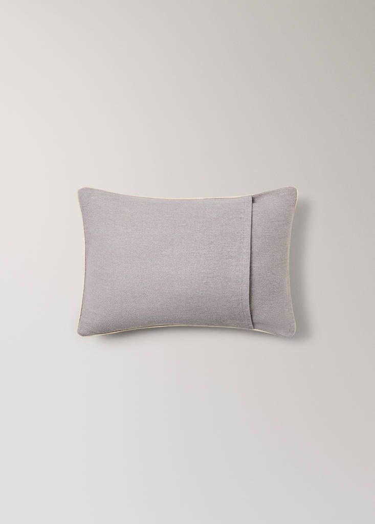 Piped cushion cover 30x40 cm — Grey