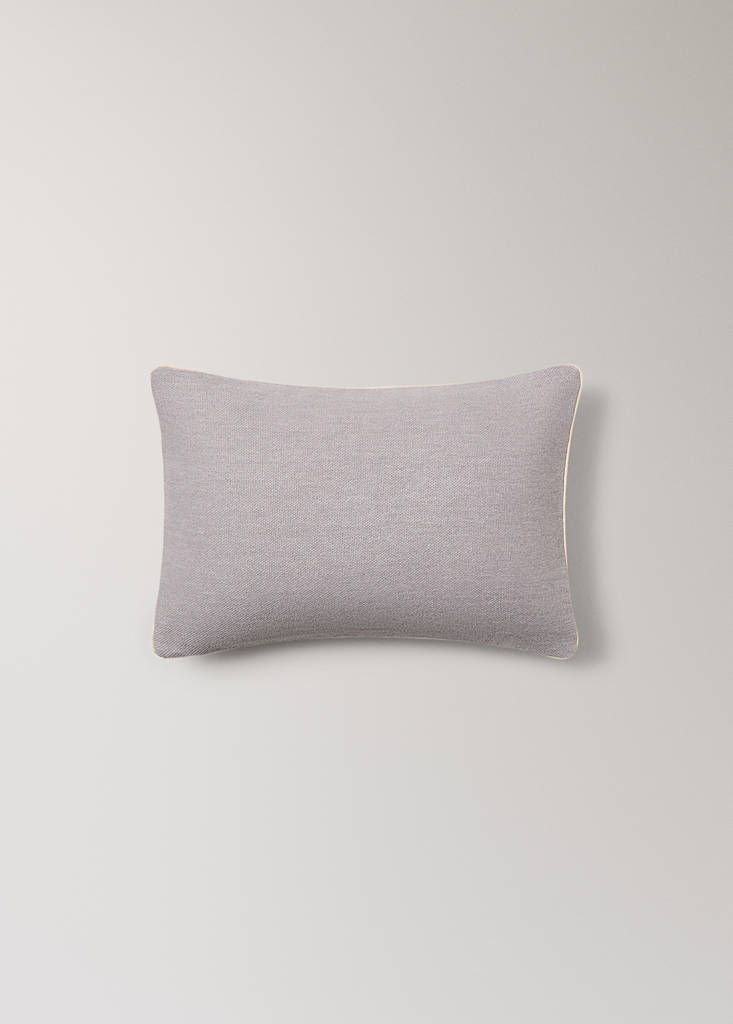 Piped cushion cover 30x40 cm — Grey