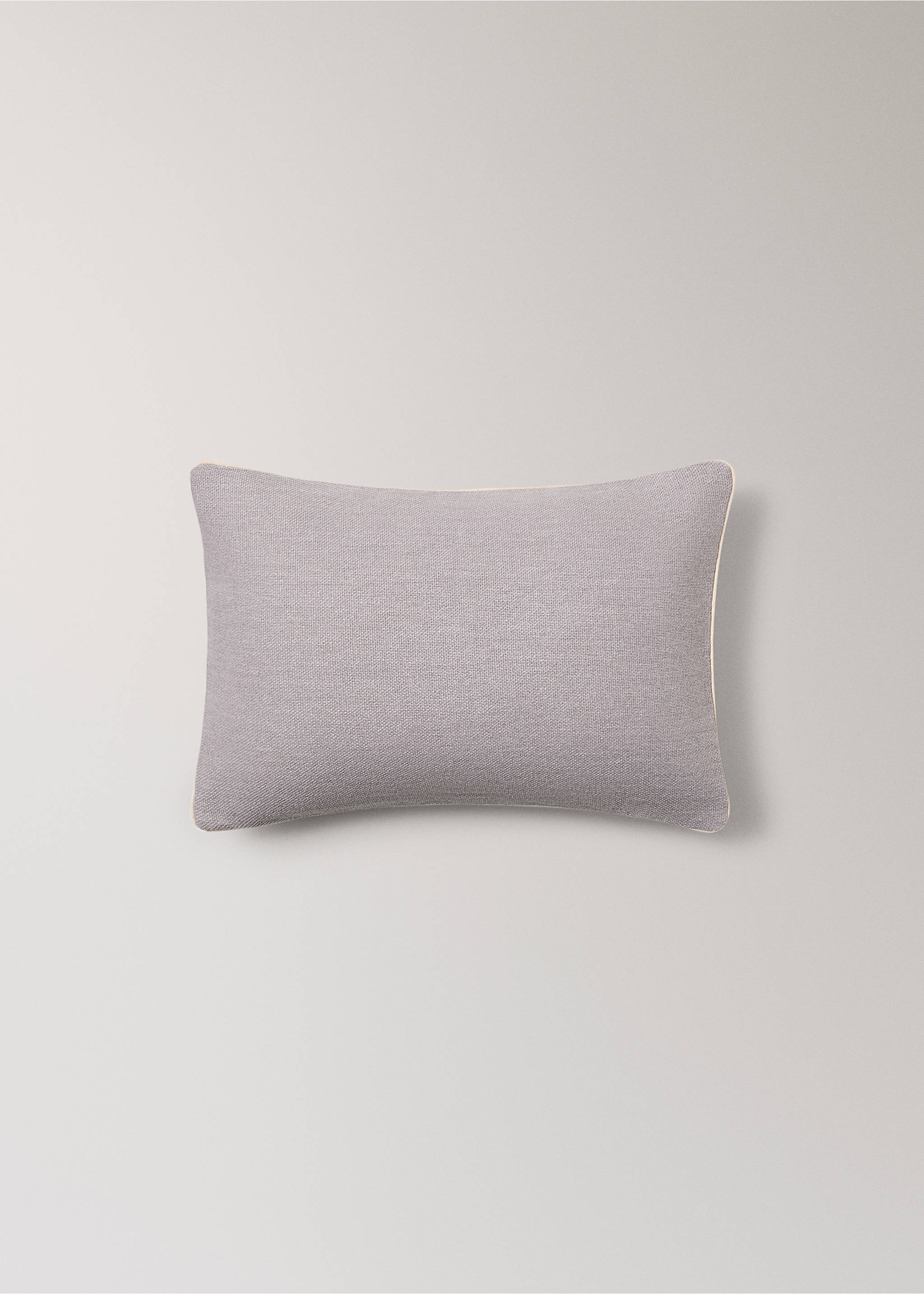 Funda cojín ribete 30x40cm - Artículo sin modelo, Gris. Ref: 27044057-00.