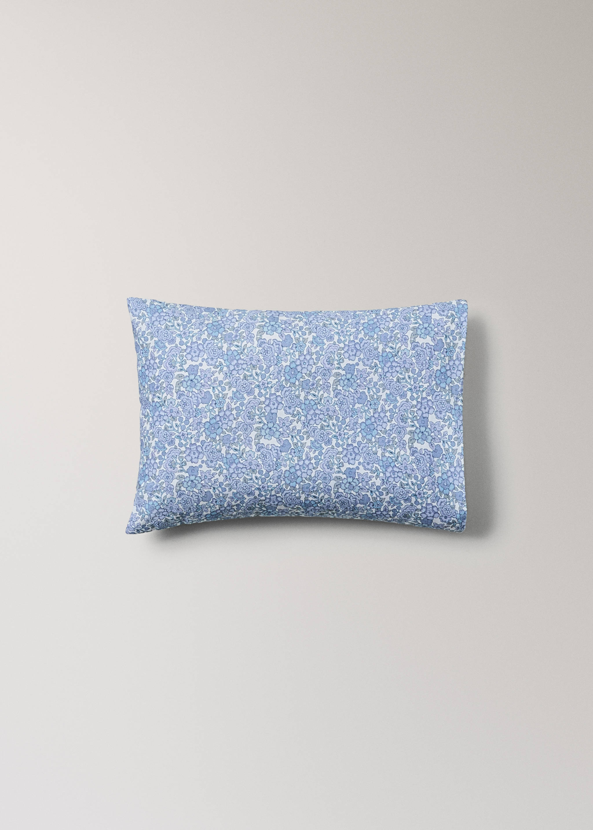 Set sábana y almohada cuna algodón percal flores - Detalle del artículo 3