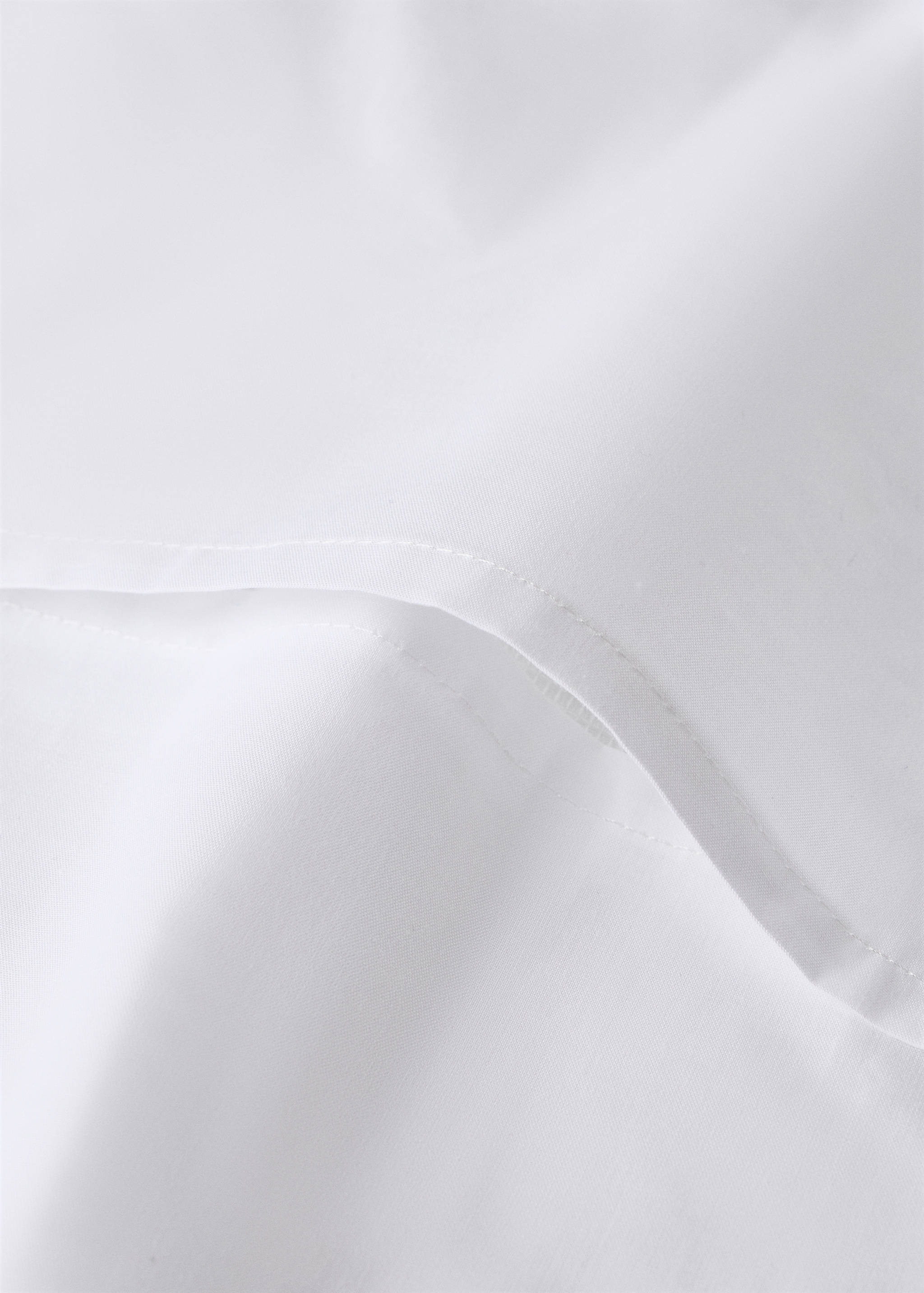 Cot bed duvet cover in cotton percale piqué - Details of the article 2