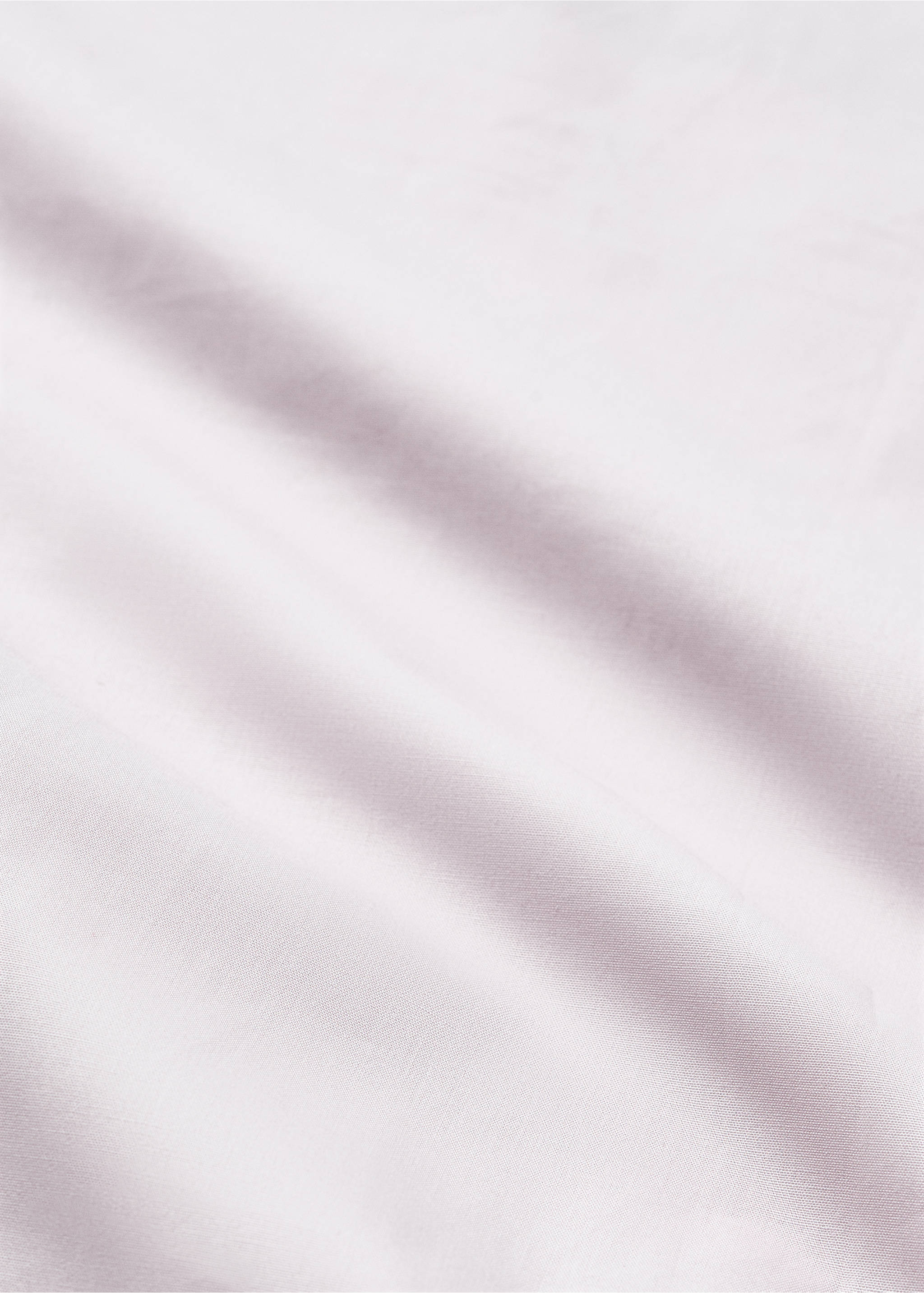 Dvostrana navlaka za pokrivač od pamučnog perkala s kontrastnim porubom - Detalji artikla 2, Svjetloljubičasta/pastelno ljubičasta. Ref: 27044067-00.