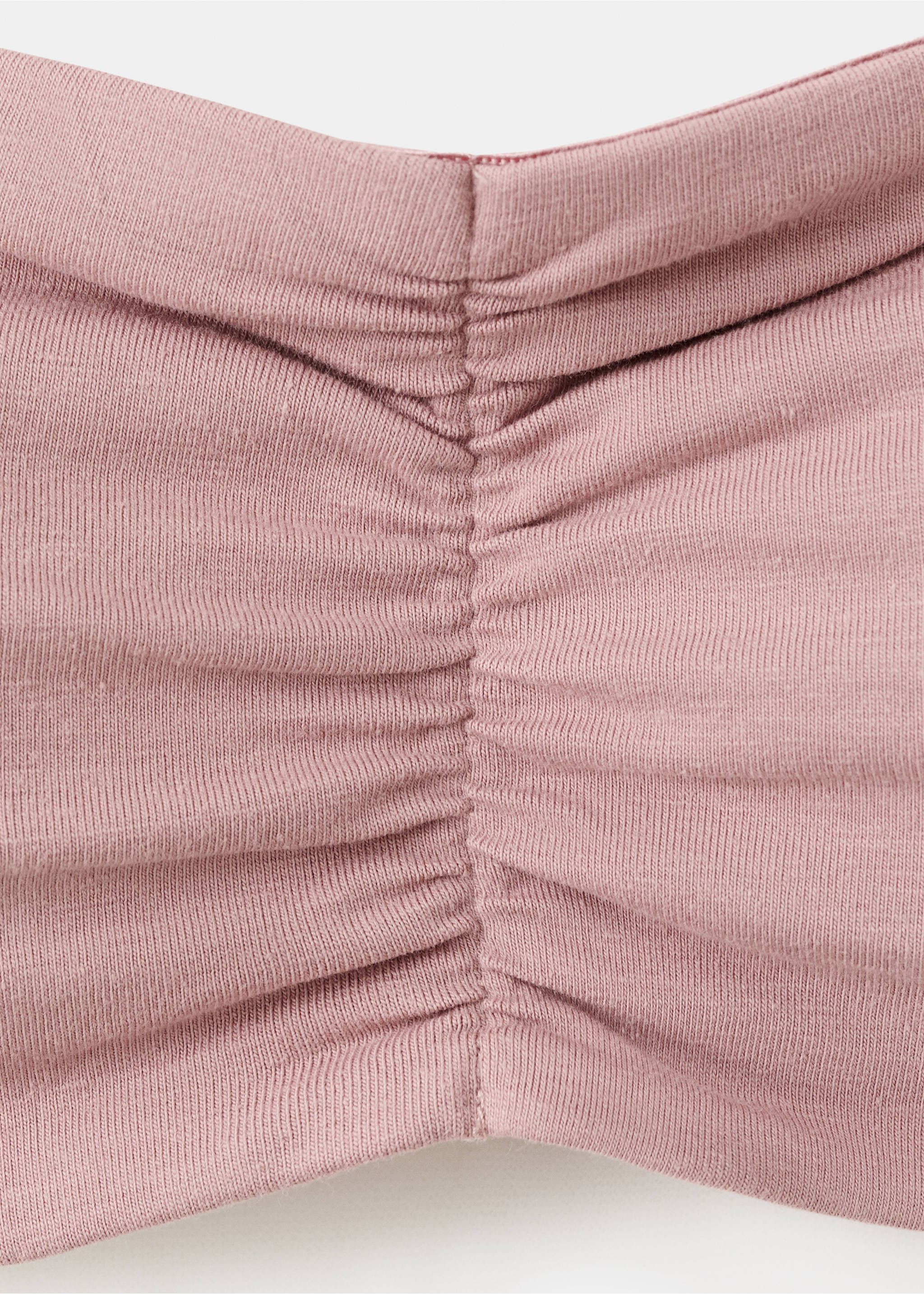 Top bandó - Detall de l'article 8, Rosa pastel. Ref: 27044071-00.