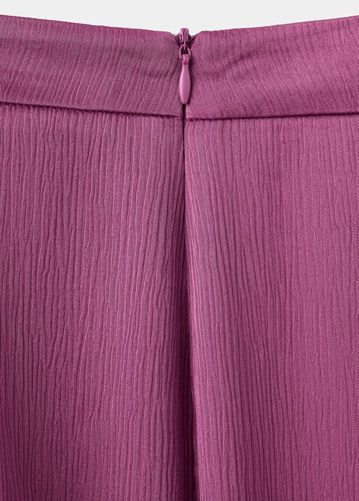 Satin straight-fit trousers — Light/Pastel Purple