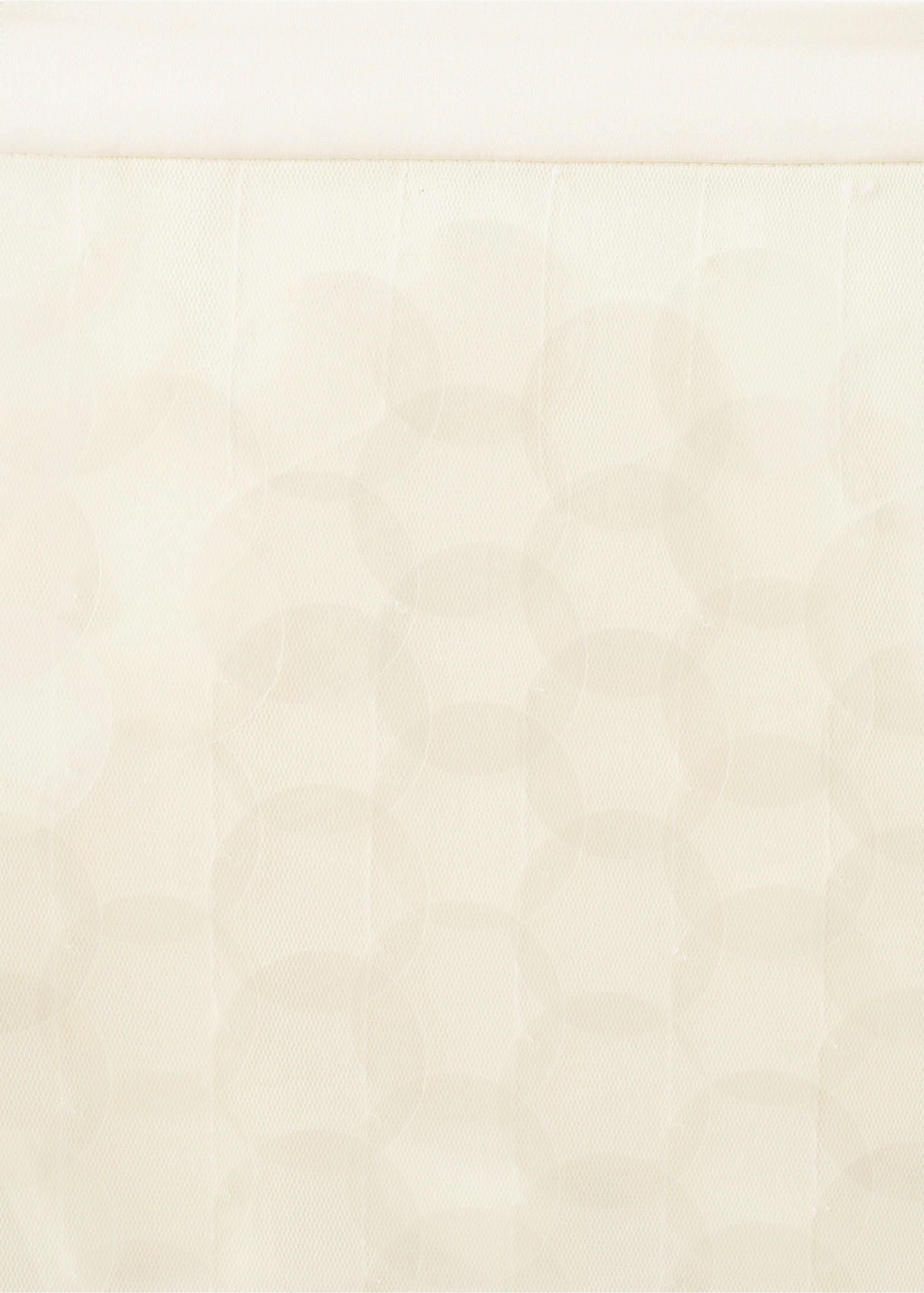 Sequin midi skirt - Details of the article 8, Ecru. Ref: 27044076-00.