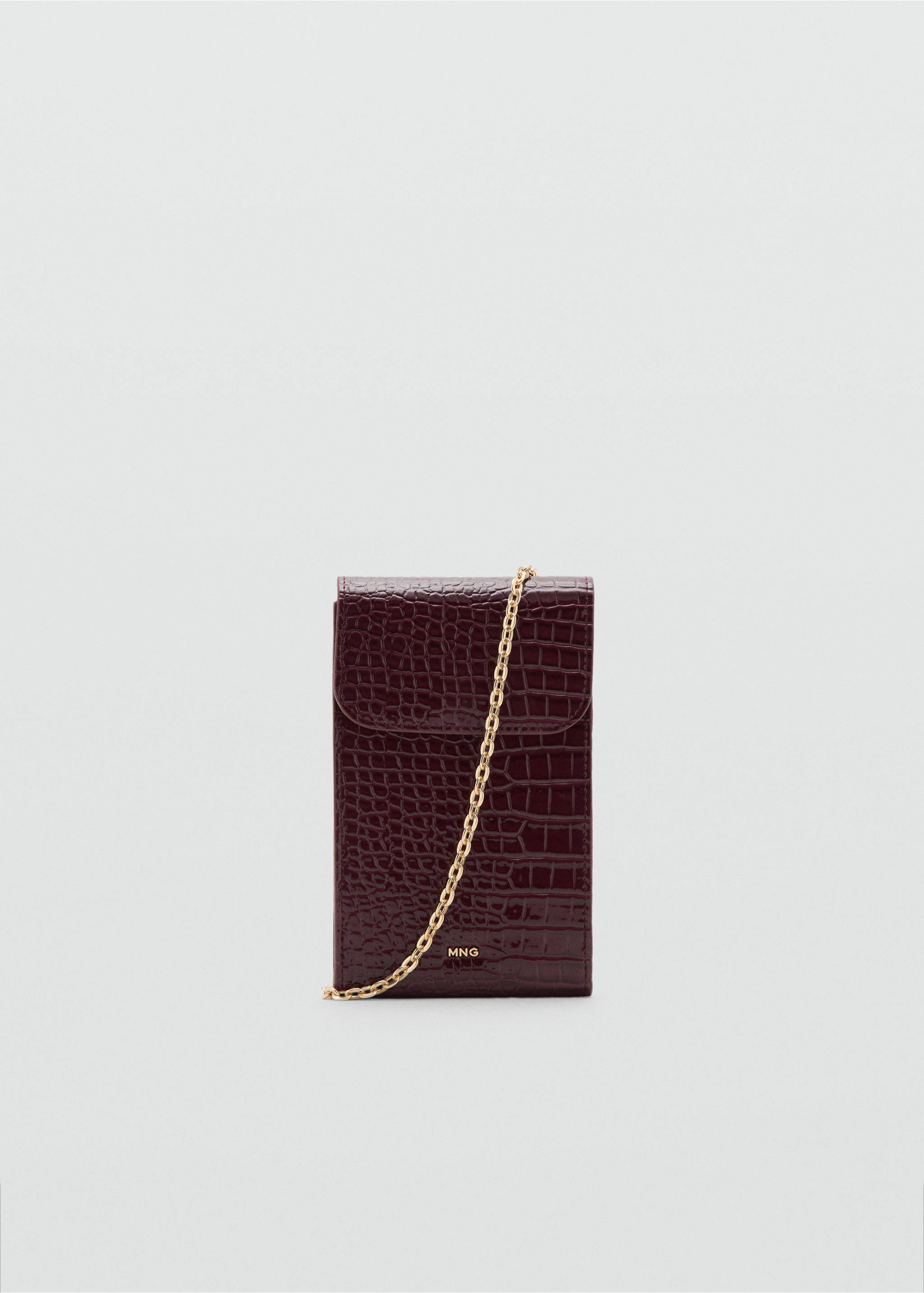 Shiny glitter coconut phone case - Article without model, Burgundy. Ref: 27044077-00.