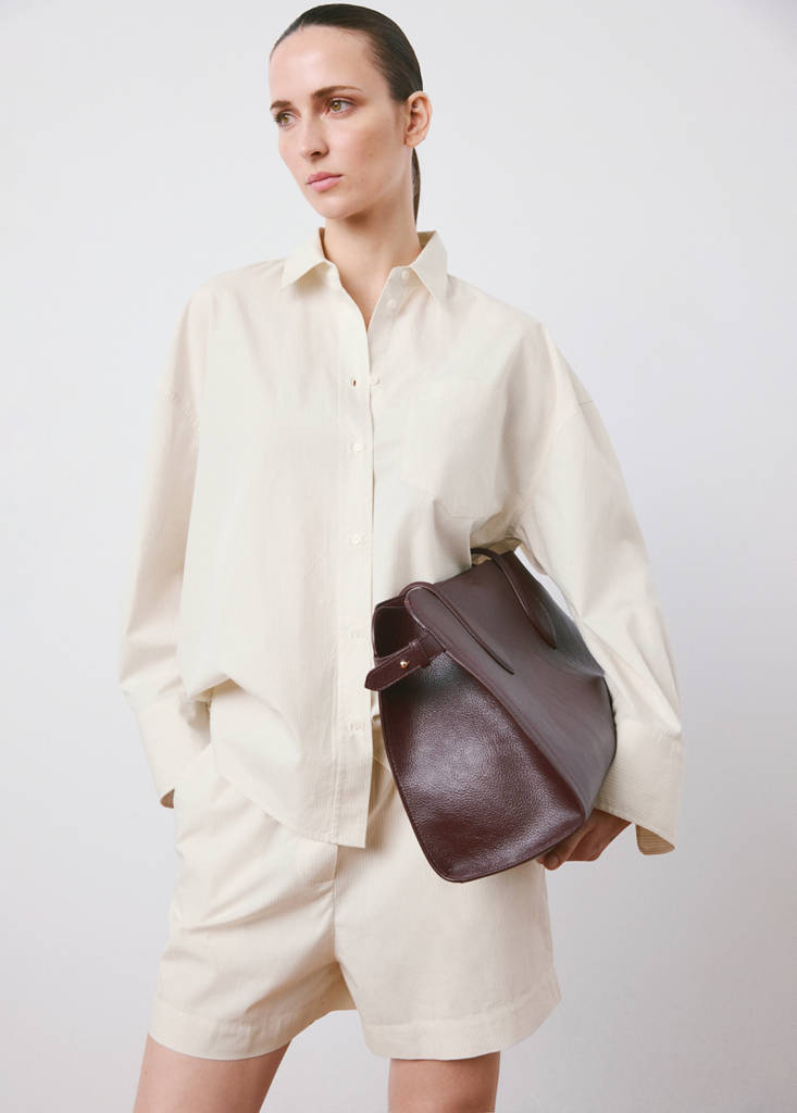 Oversize cotton shirt