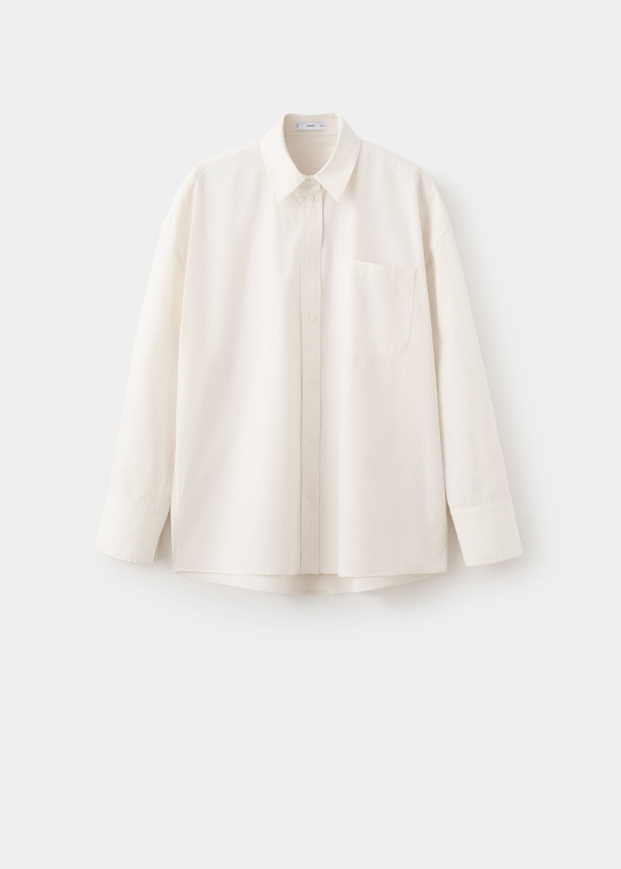 Oversize cotton shirt - Article without model